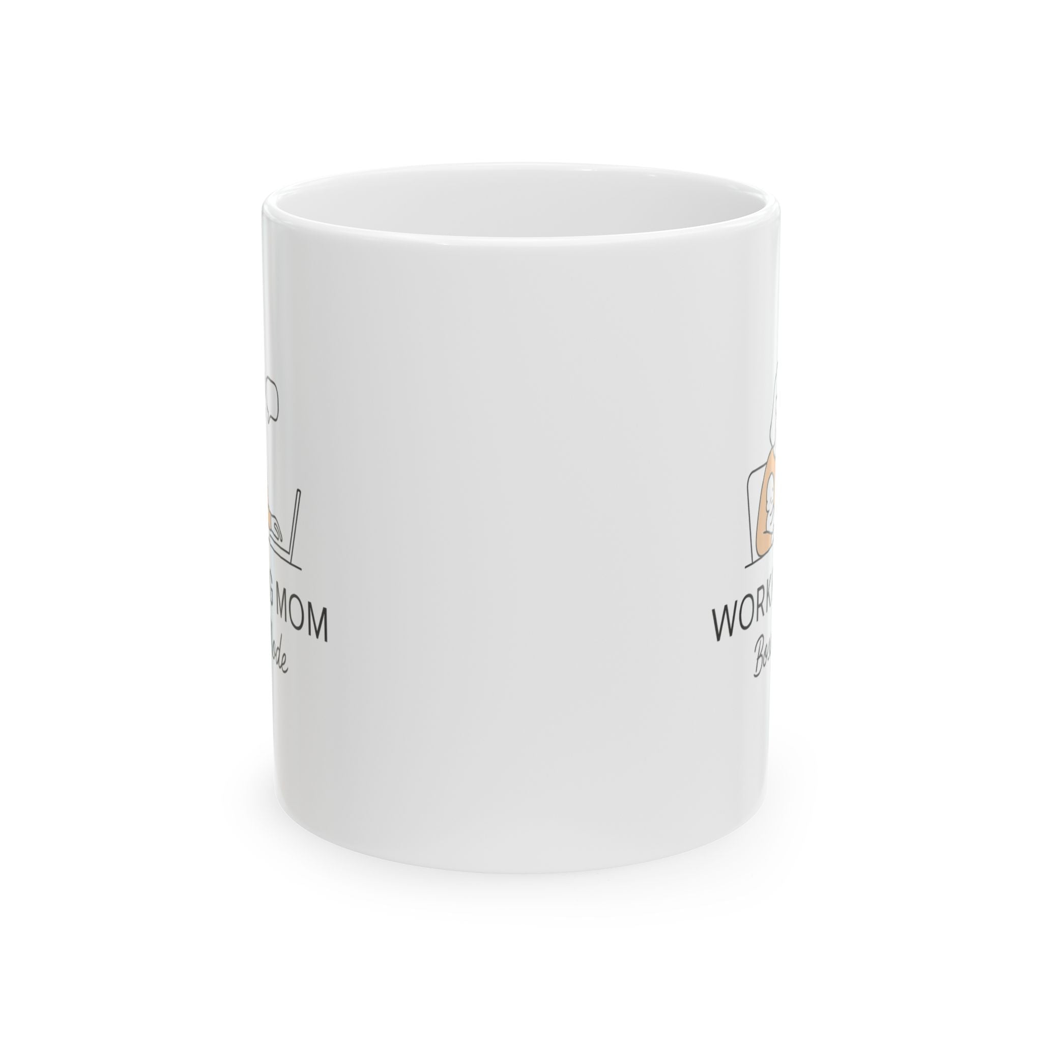 Full Time Mom Full Time Job Send Coffee Coffee Mug | Working Mom Humor | Ceramic Mug