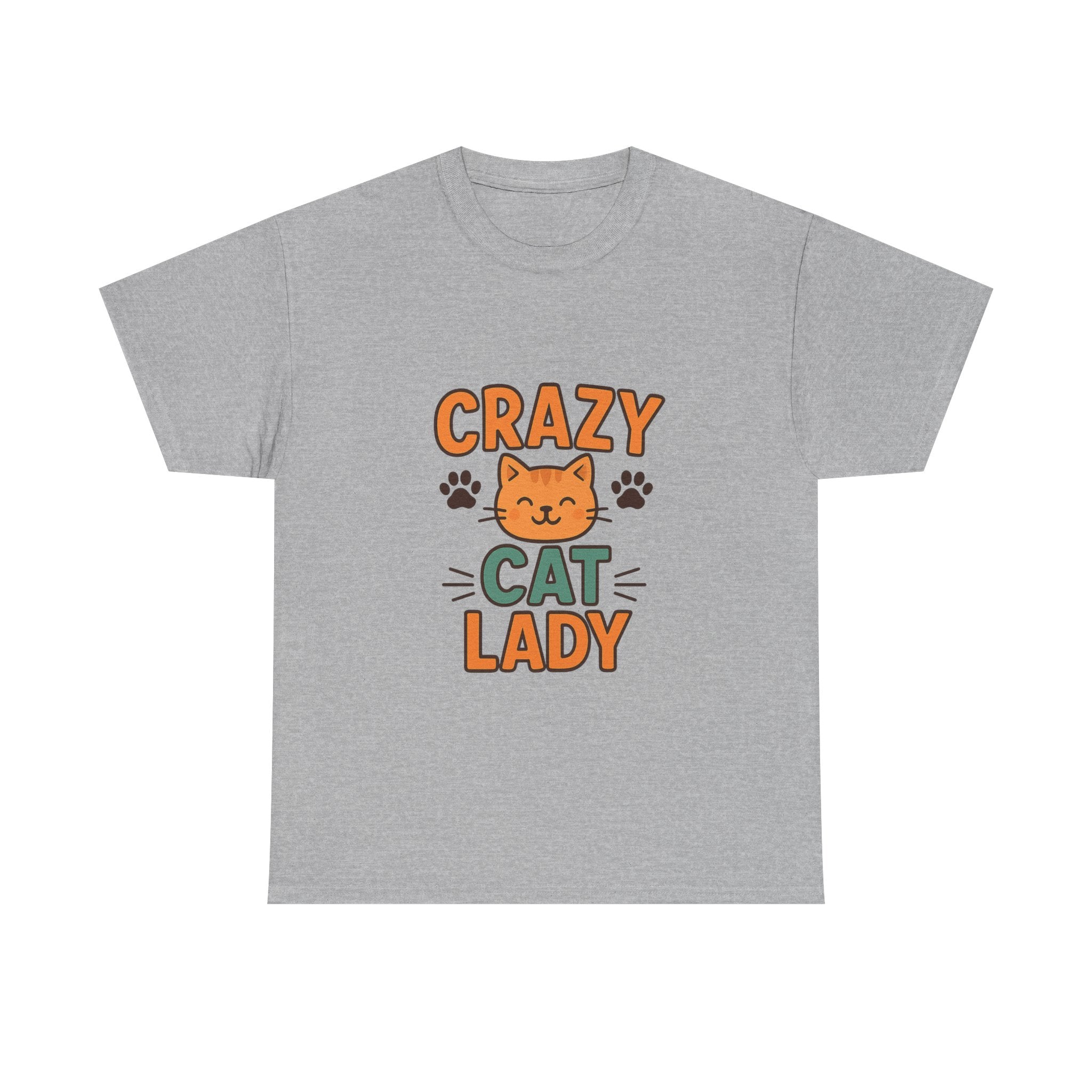 Crazy Cat Lady And Proud T-Shirt | Funny Cat Gift | Graphic Tee
