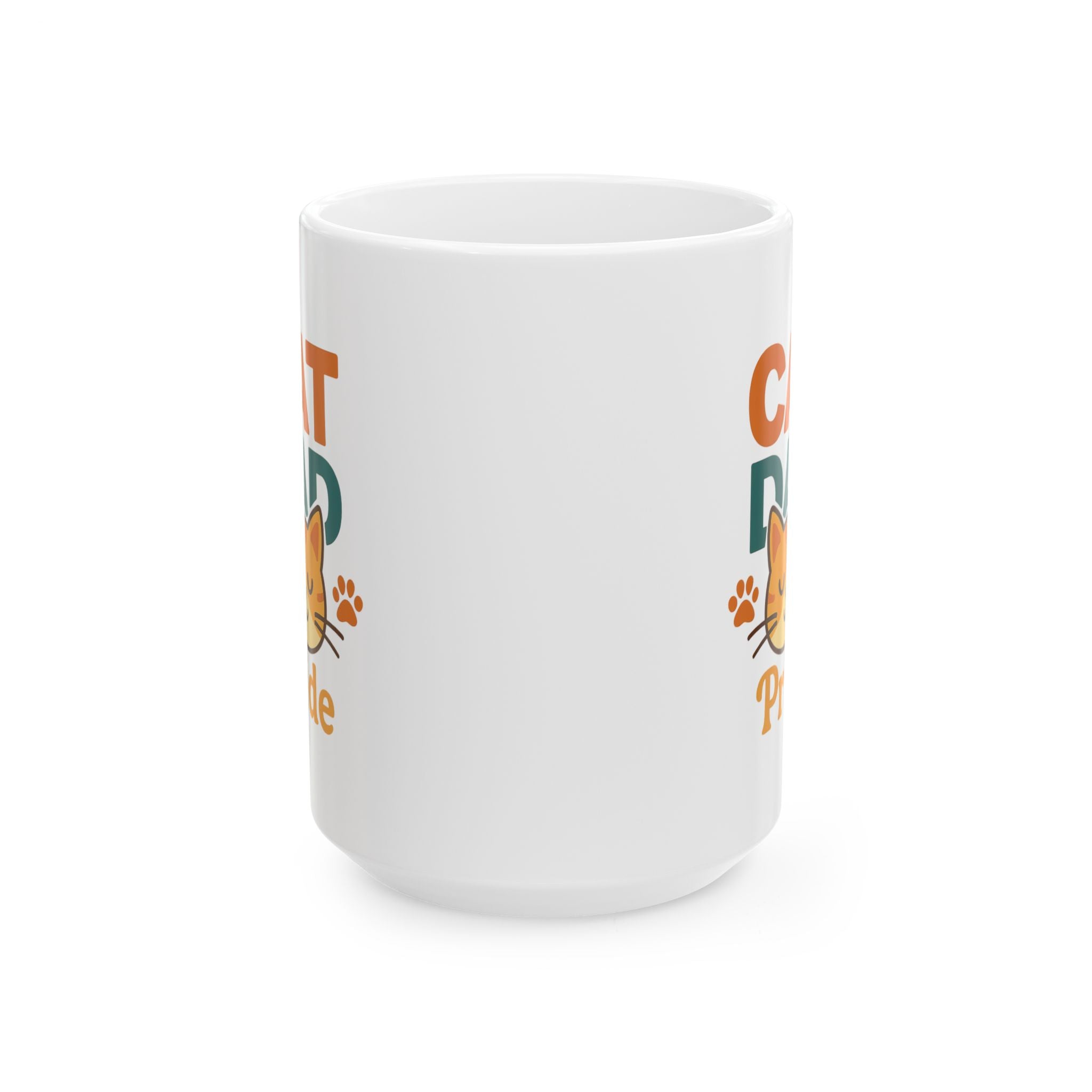 Cat Dad Approved By The Cat Coffee Mug | Cat Lover Humor | Ceramic Mug