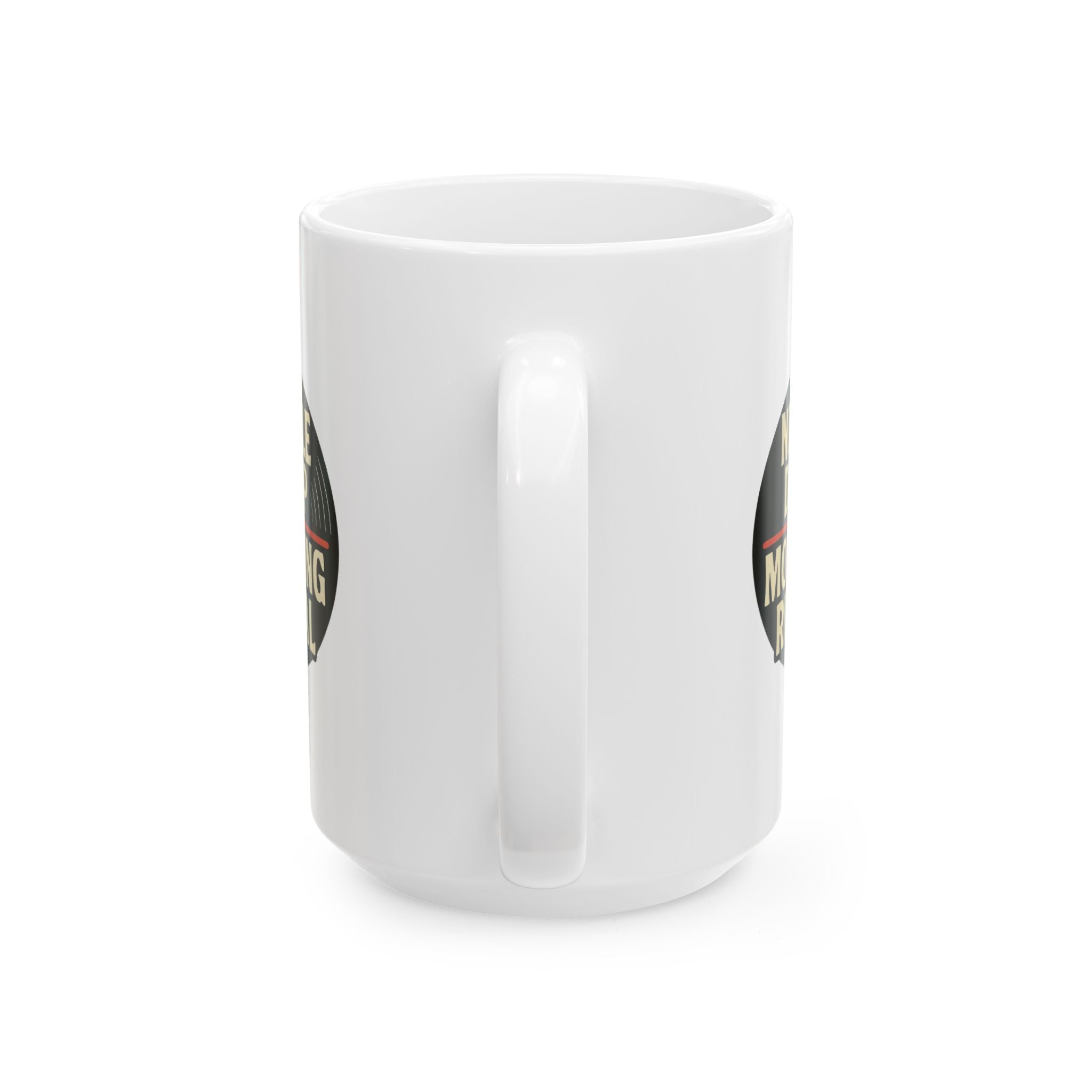 Vintage Vinyl Collector Needle Drop Morning Ritual Coffee Mug | Unique Gift | Ceramic Mug