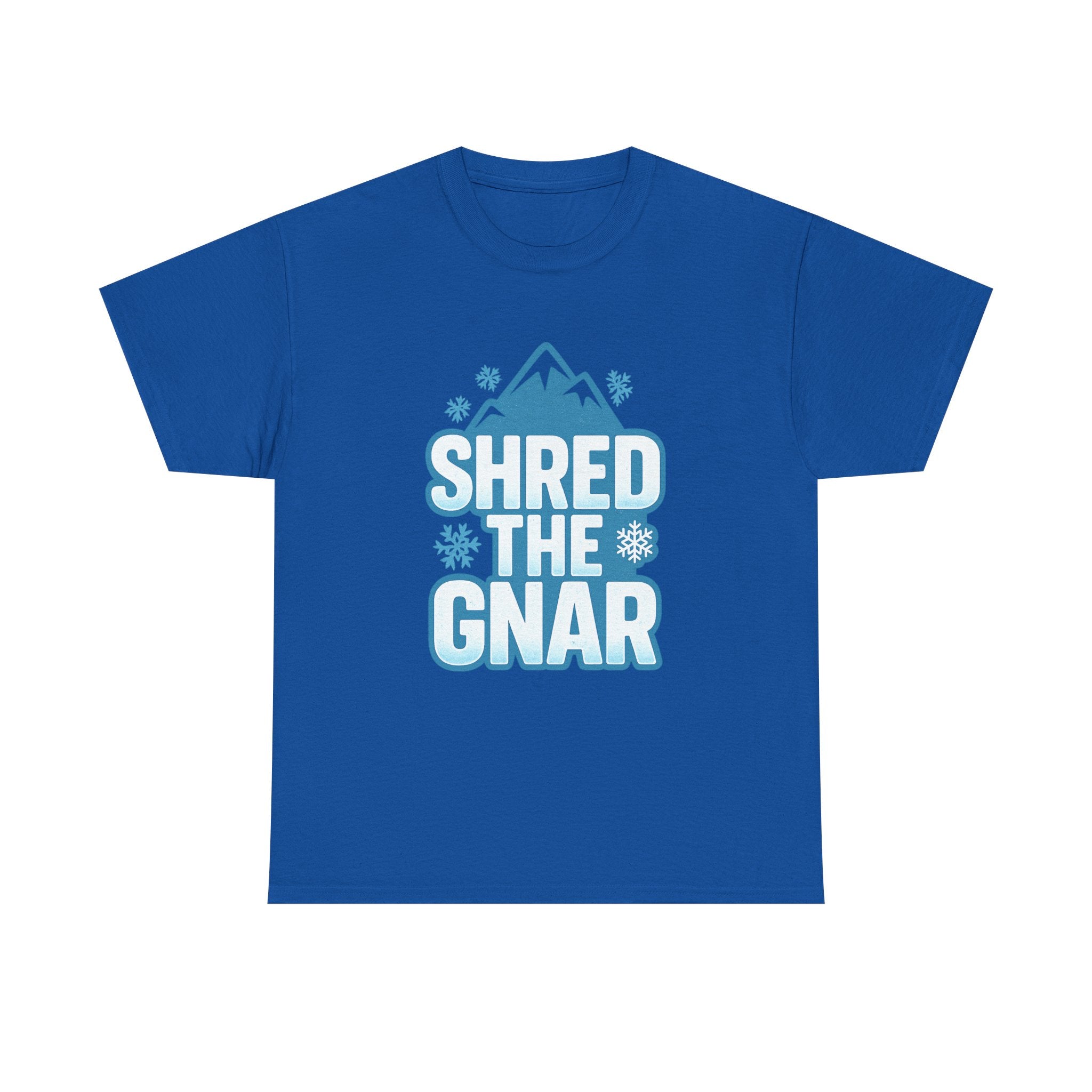 Snowboarder Shred The Gnar T-Shirt | Unique Gift | Graphic Tee