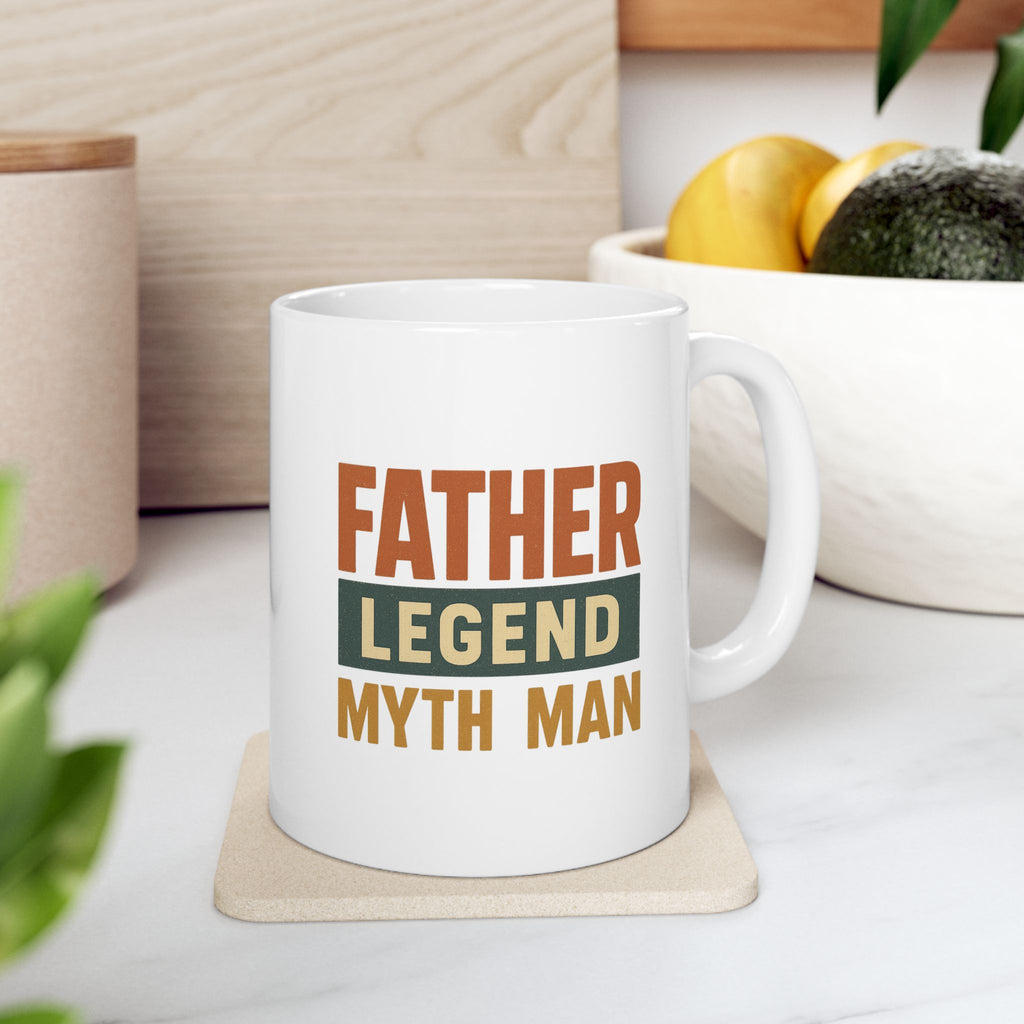 Being A Father Is My Best Title Coffee Mug | Father Appreciation | Ceramic Mug