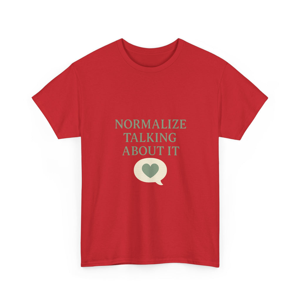 Mental Health Advocate Normalize Talking About It T-Shirt | Cat Lover Gift | Graphic Tee