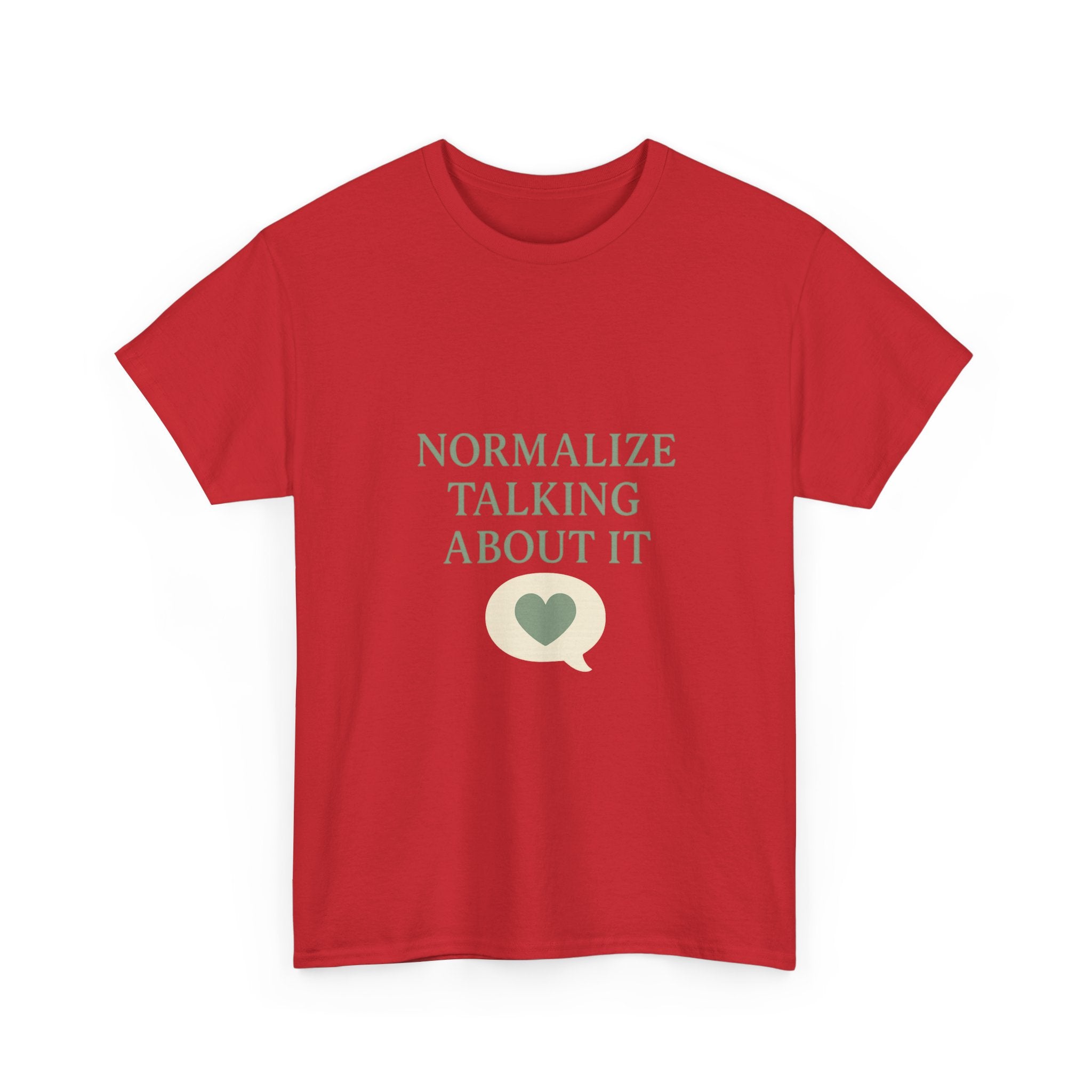 Mental Health Advocate Normalize Talking About It T-Shirt | Cat Lover Gift | Graphic Tee
