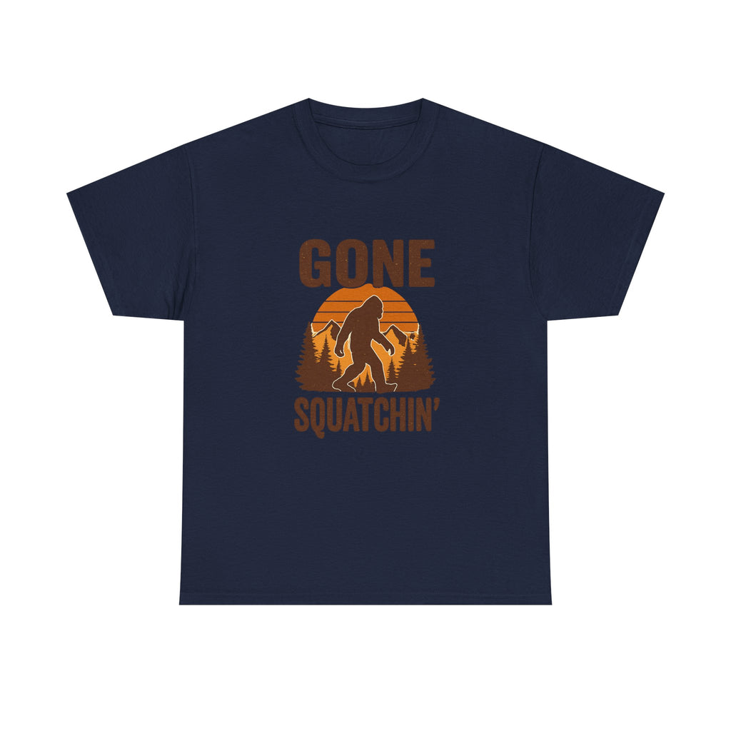 Gone Squatchin Classic Bigfoot T-Shirt | Unique Gift | Graphic Tee