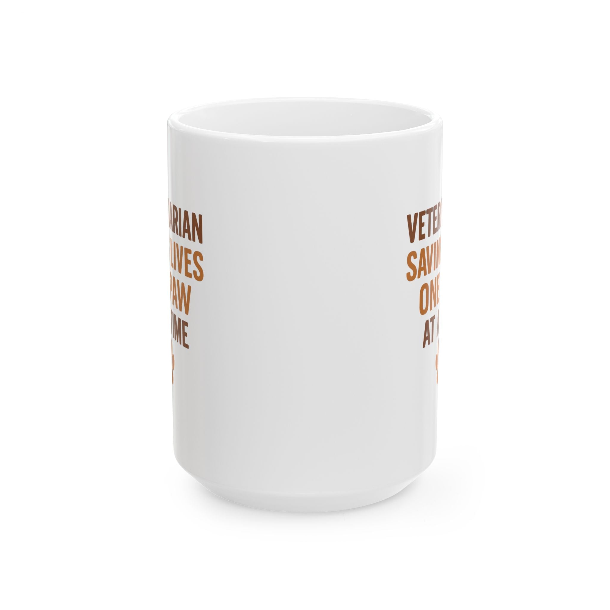 Veterinarian Saving Lives One Paw At A Time Coffee Mug | Unique Gift | Ceramic Mug