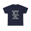 Introvert Recharging Please Do Not Disturb T-Shirt | Unique Gift | Graphic Tee