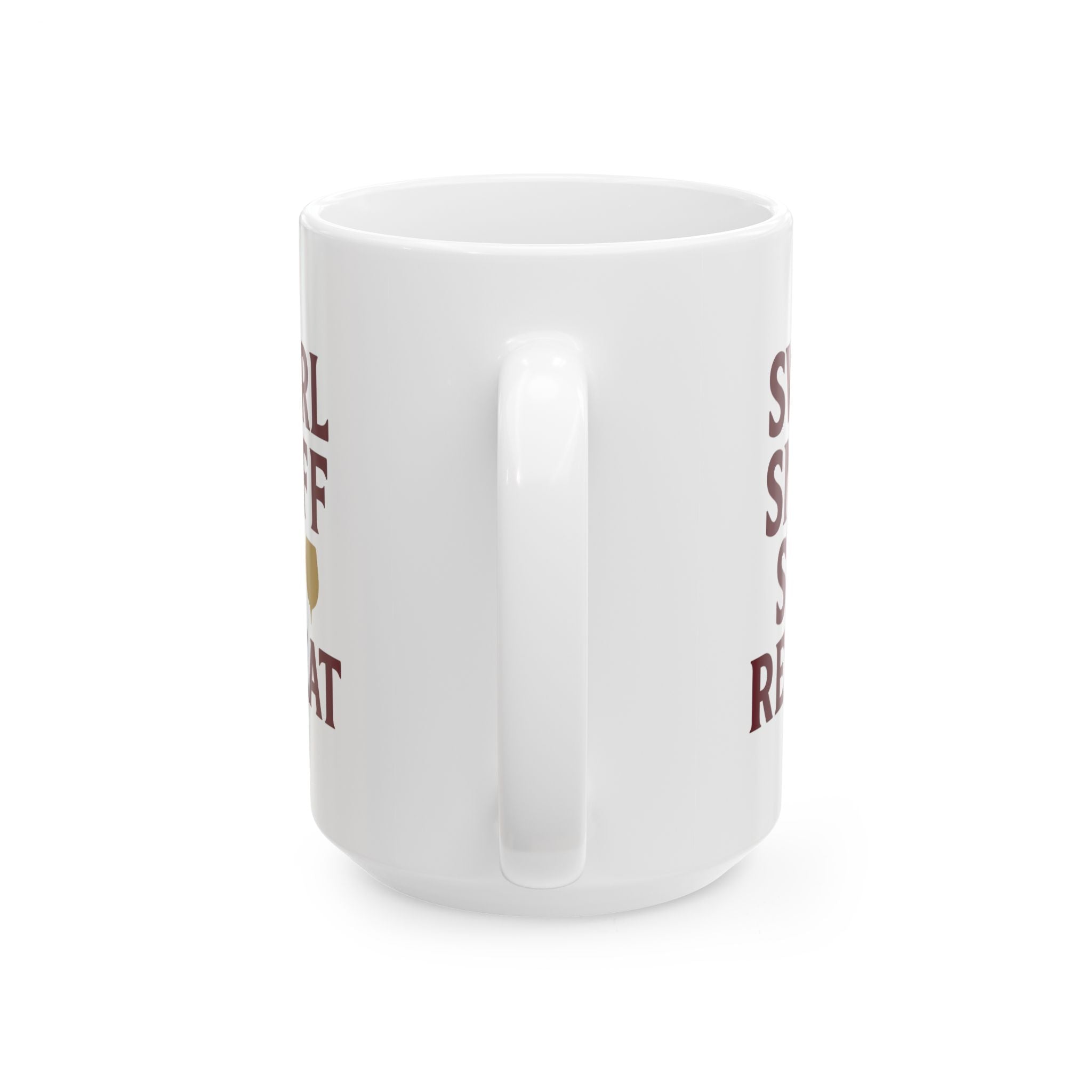 Sommelier Swirl Sniff Sip Repeat Coffee Mug | Unique Gift | Ceramic Mug