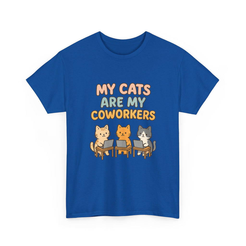 My Cats Are My Coworkers T-Shirt | Cat Lover Gift | Graphic Tee