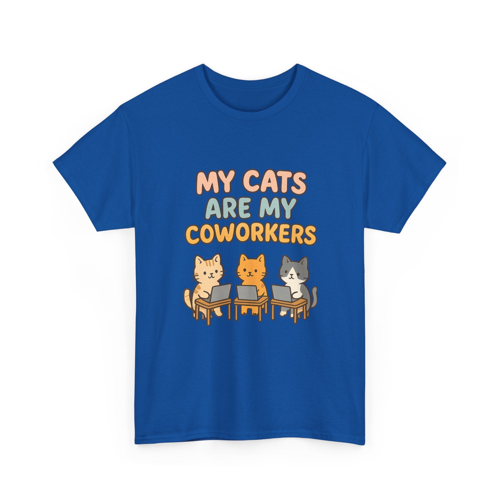 My Cats Are My Coworkers T-Shirt | Cat Lover Gift | Graphic Tee