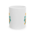 Ukulele Player Four Strings Good Vibes Only Coffee Mug | Unique Gift | Ceramic Mug