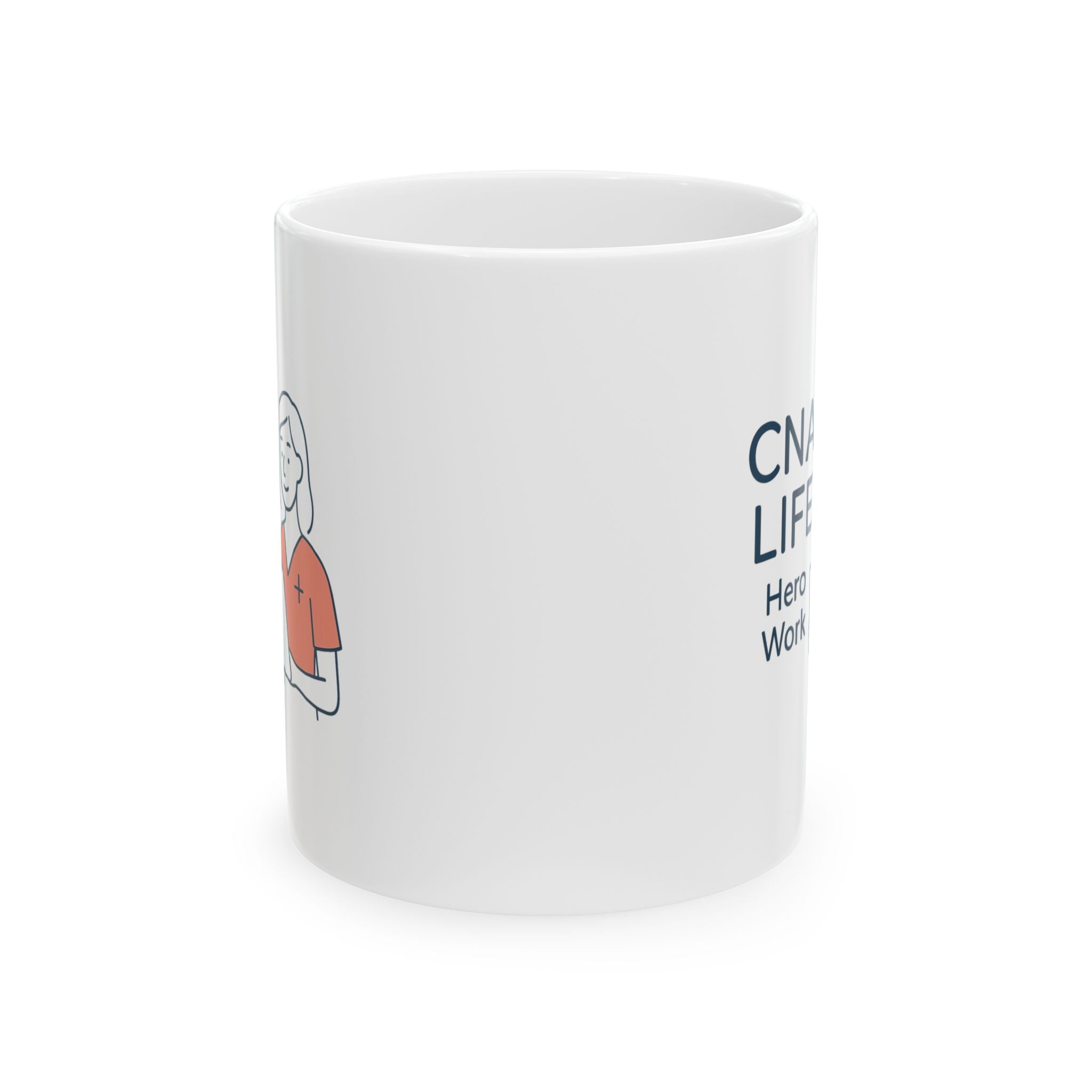 CNA Life Coffee And Compassion Coffee Mug | Funny CNA Gift | Ceramic Mug