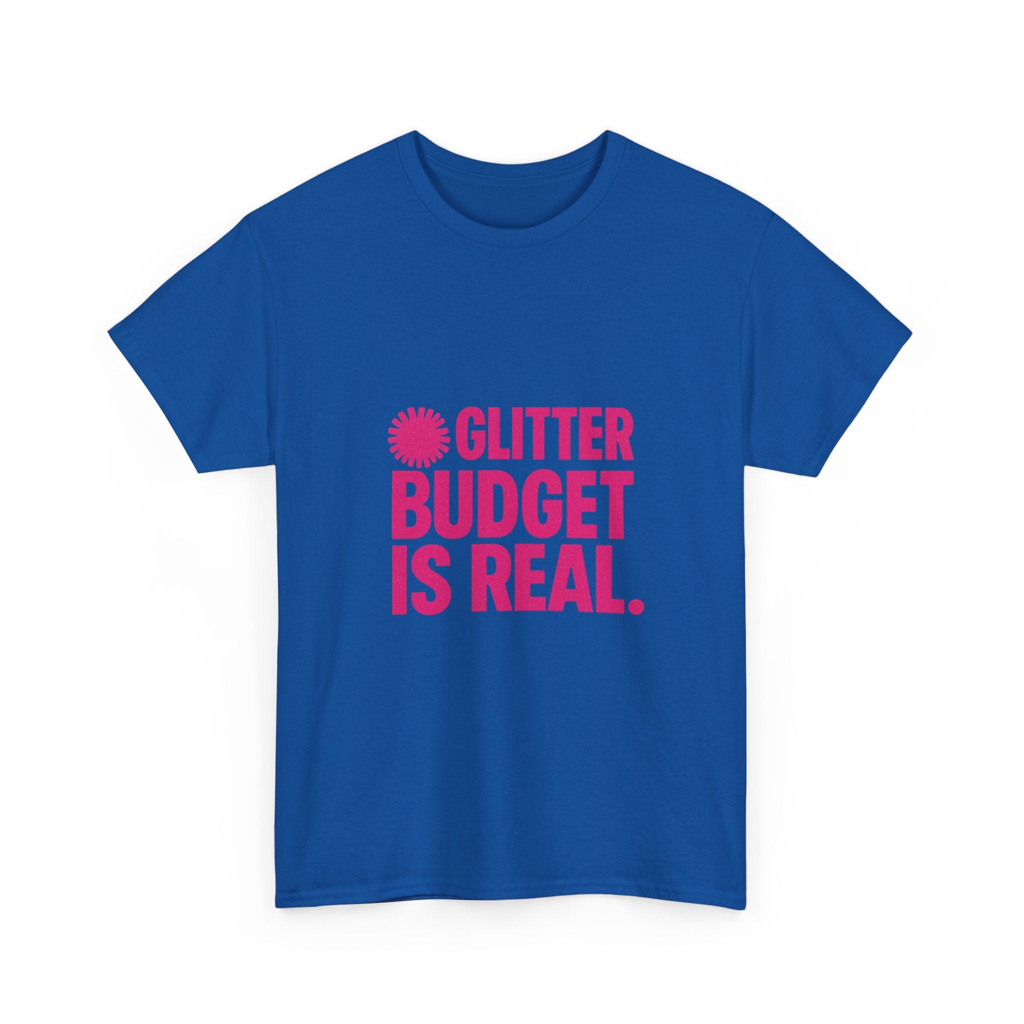 Cheer Mom Glitter Budget Is Real T-Shirt | Gift for Mom | Graphic Tee