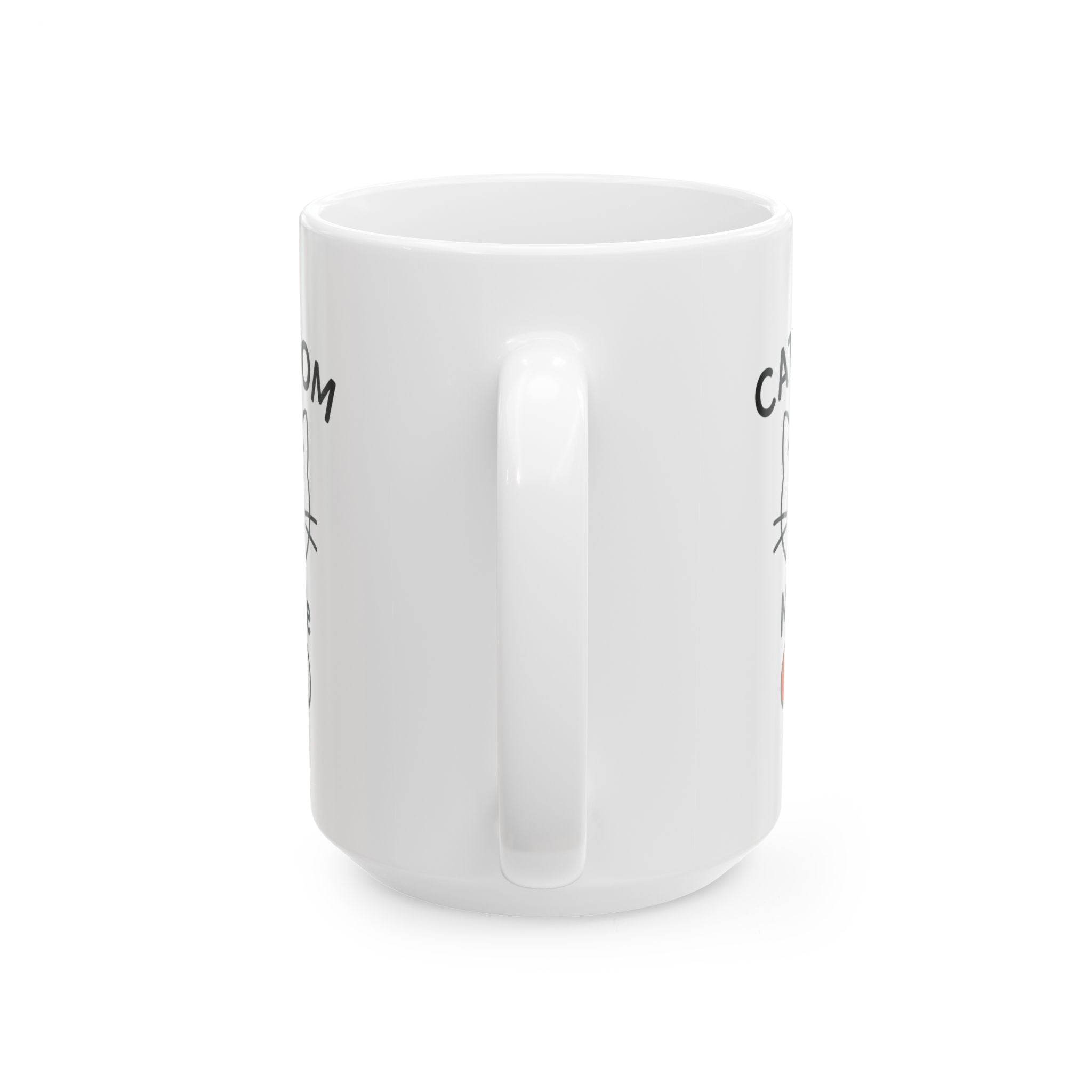 Cat Hair Is My Glitter Coffee Mug | Cat Mom Humor | Ceramic Mug