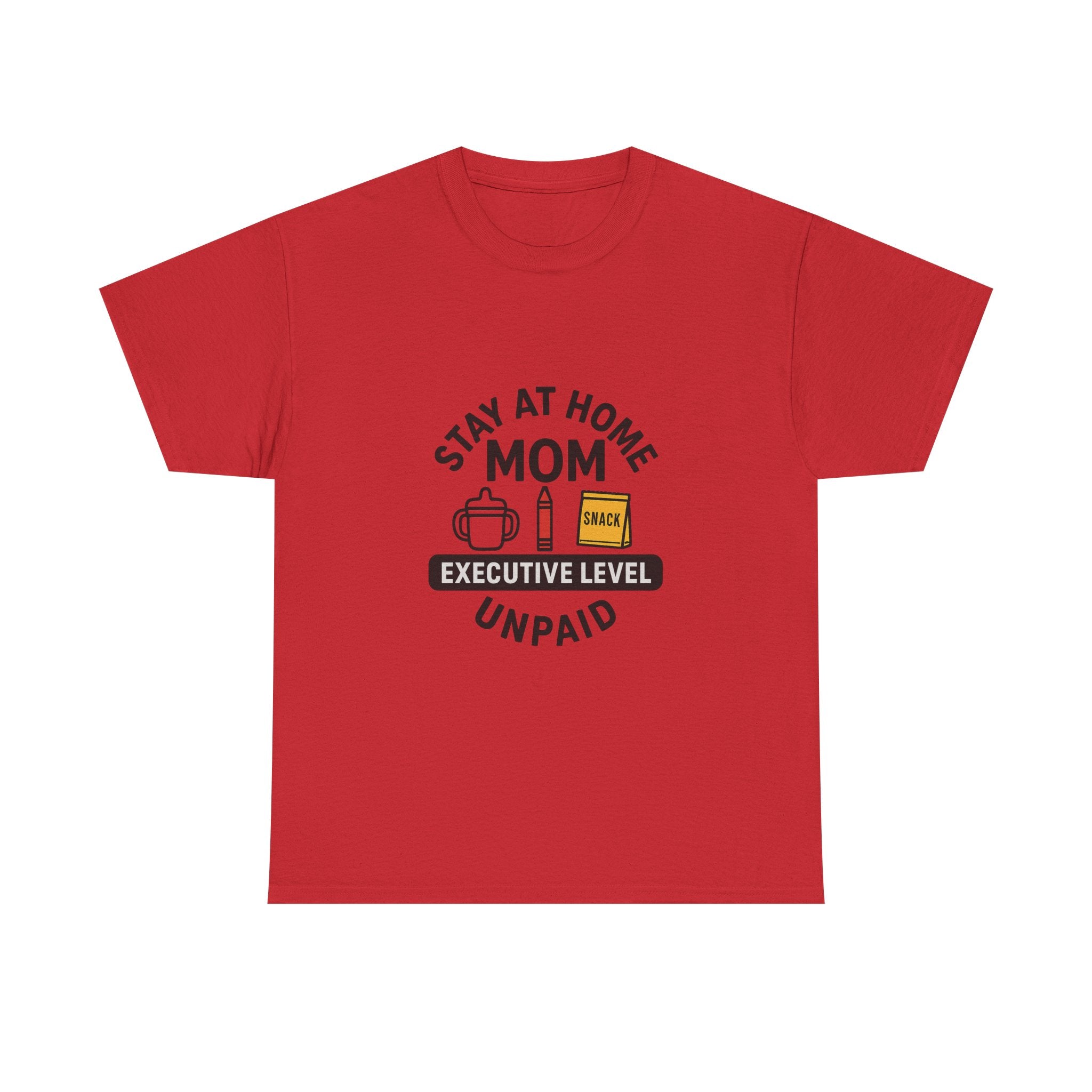 Stay At Home Mom Executive Level Unpaid T-Shirt | Gift for Mom | Graphic Tee