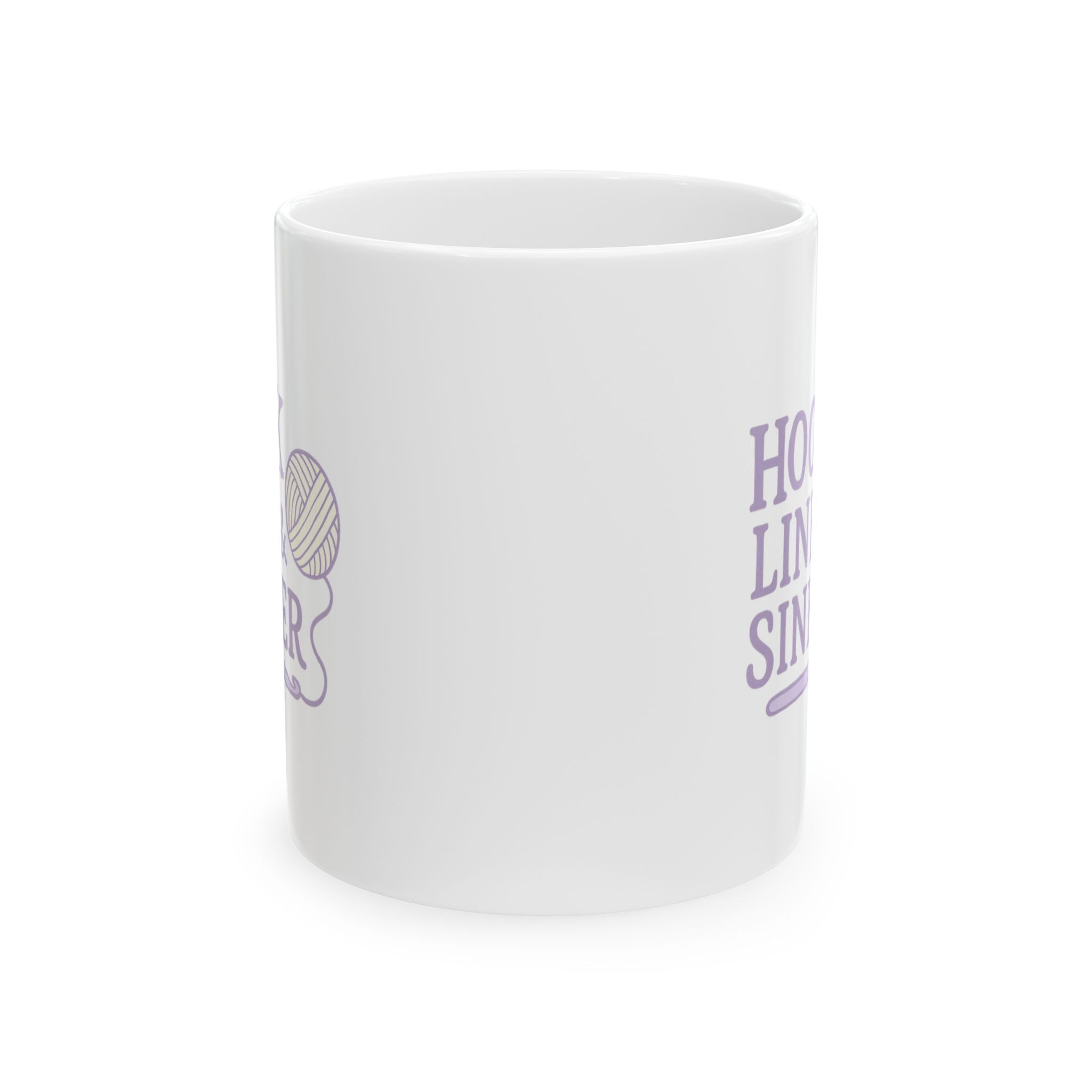 Crochet Master Hook Line And Sinker Coffee Mug | Unique Gift | Ceramic Mug