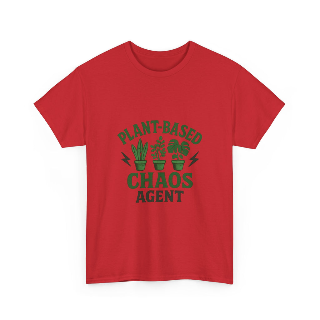 Plant-Based Chaos Agent T-Shirt | Unique Gift | Graphic Tee