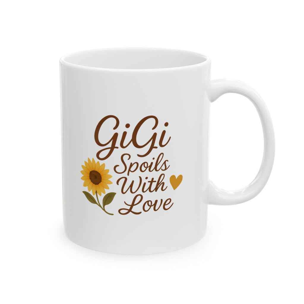 Gigi Spoils With Love Grandmother Coffee Mug | Unique Gift | Ceramic Mug