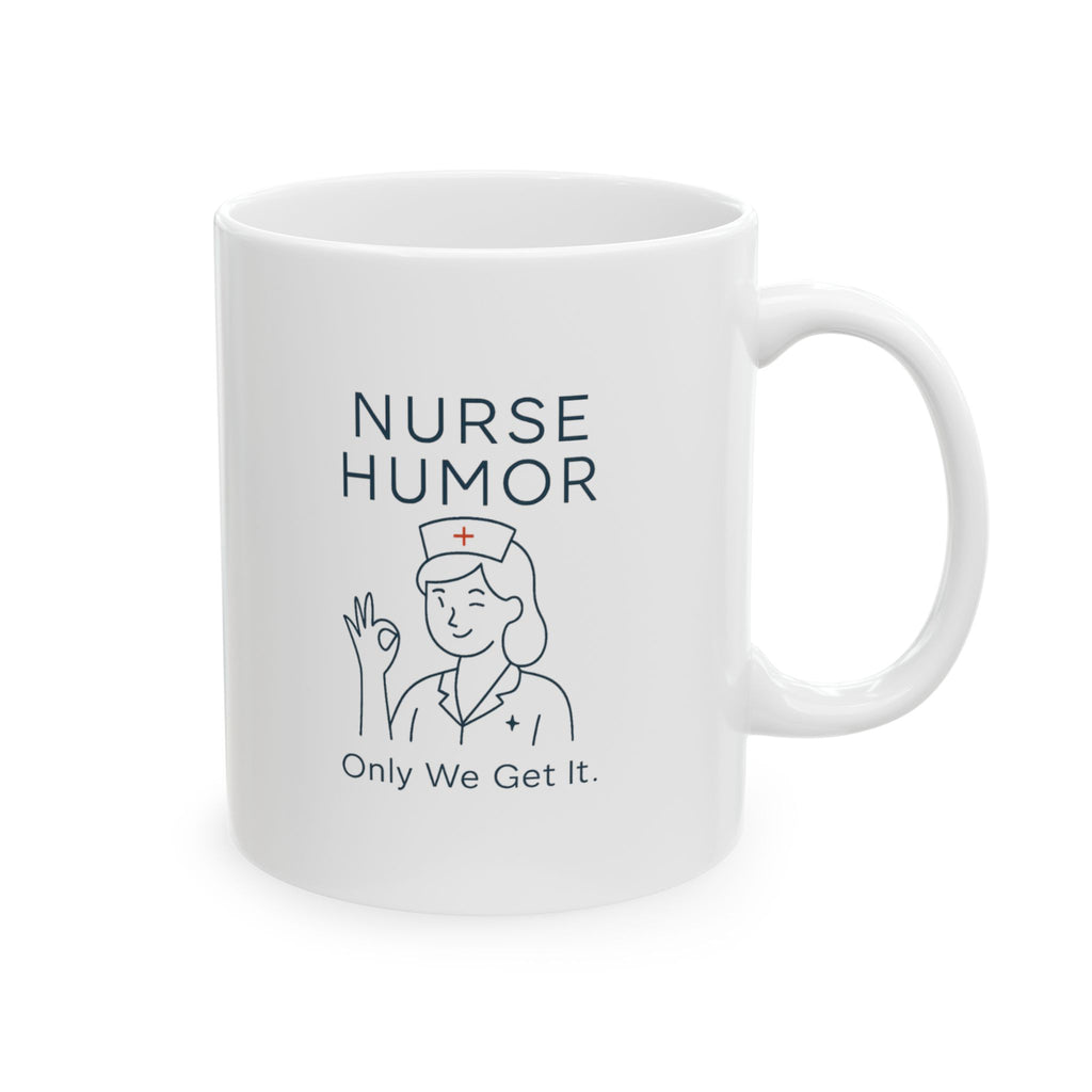 Nurse Humor Not For The Faint Of Heart Coffee Mug | Funny Nurse Gift | Ceramic Mug