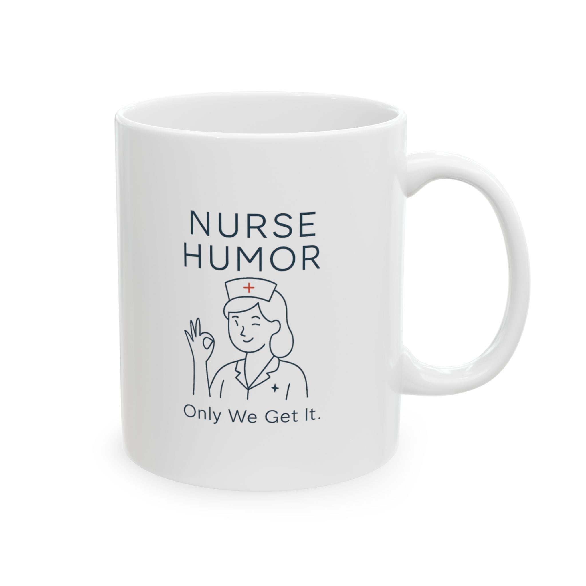 Nurse Humor Not For The Faint Of Heart Coffee Mug | Funny Nurse Gift | Ceramic Mug