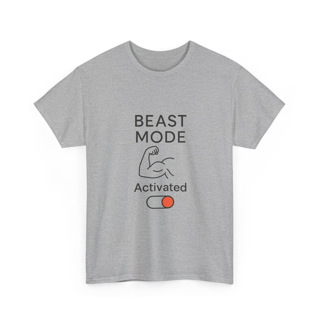 Beast Mode Activated T-Shirt | Workout Motivation Gift | Graphic Tee