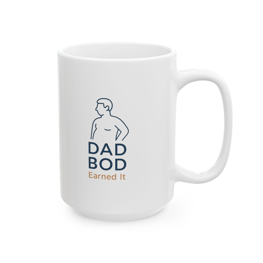 Dad Bod Champion Level Coffee Mug | Funny Father Humor | Ceramic Mug