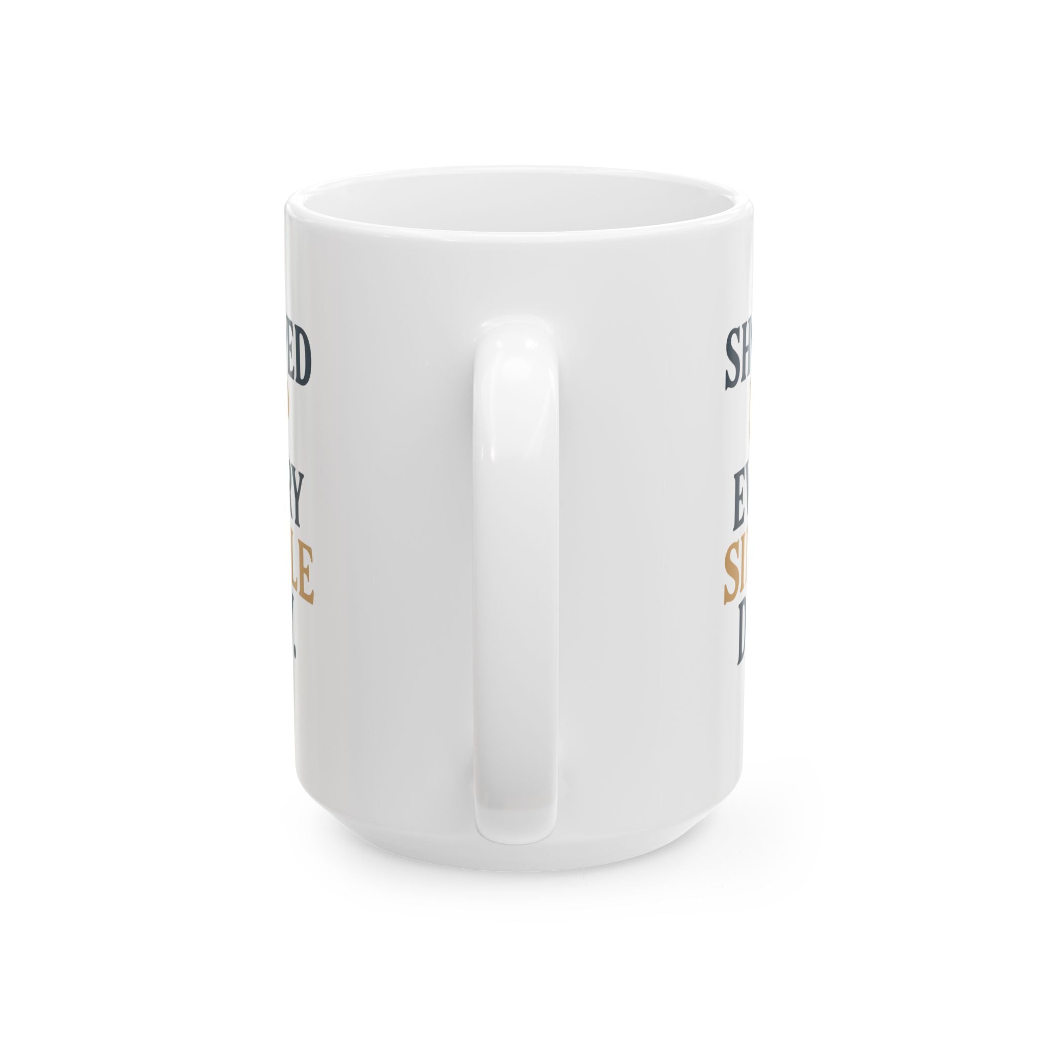 Bonus Dad Showed Up Every Single Day Coffee Mug | Gift for Dad | Ceramic Mug