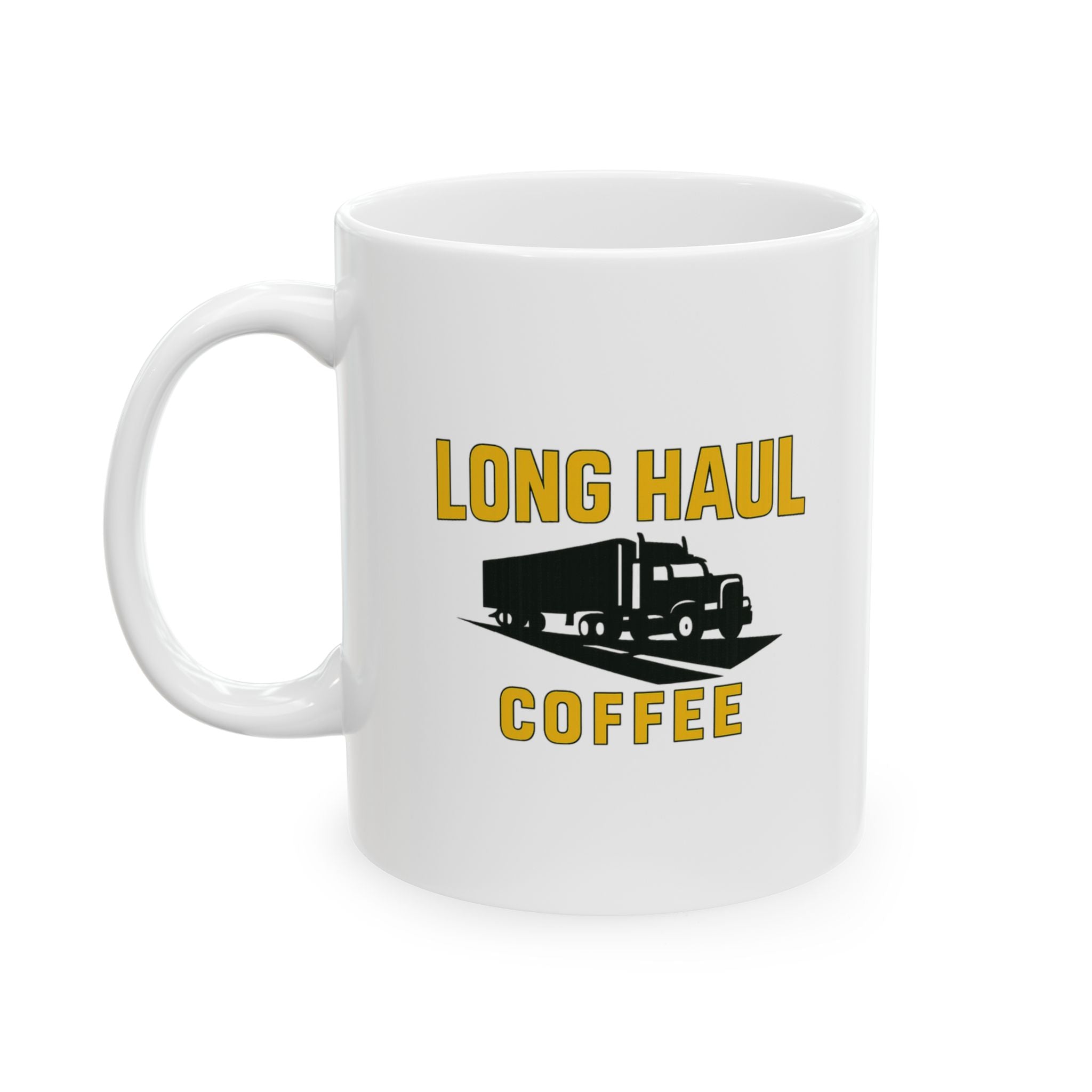 Trucker Long Haul Coffee Coffee Mug | Coffee Lover Gift | Ceramic Mug