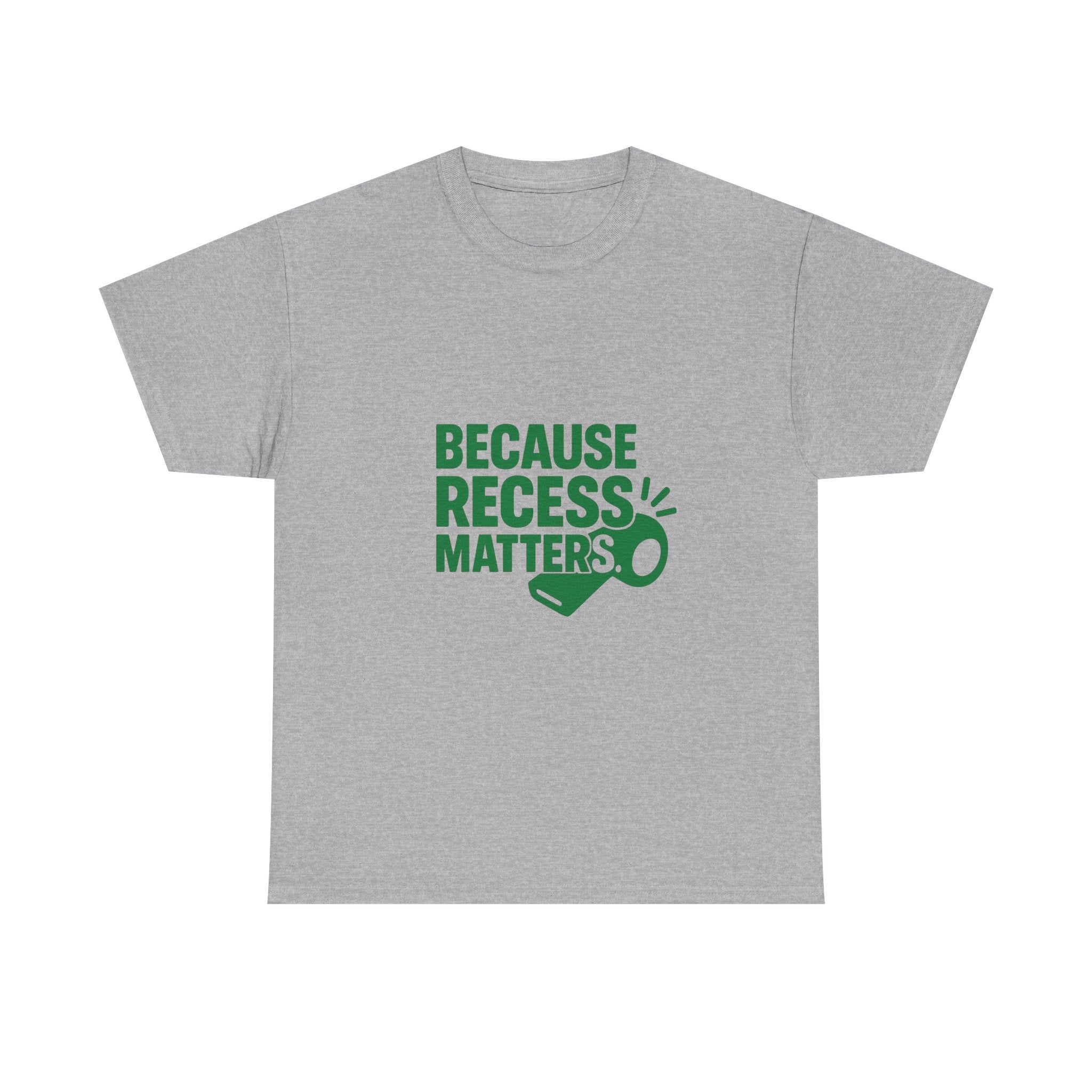 PE Teacher Because Recess Matters T-Shirt | Teacher Gift | Graphic Tee