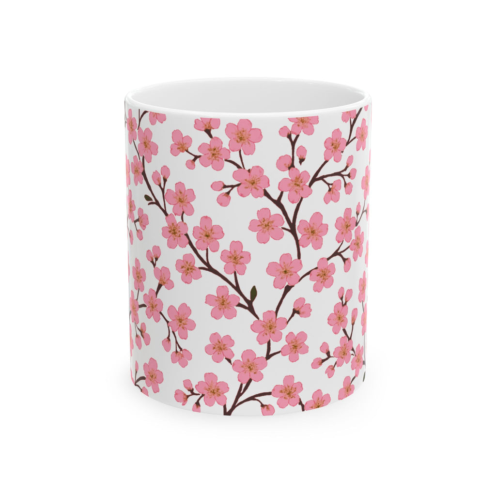Cherry Blossom Branch Coffee Mug | Unique Gift | Ceramic Mug
