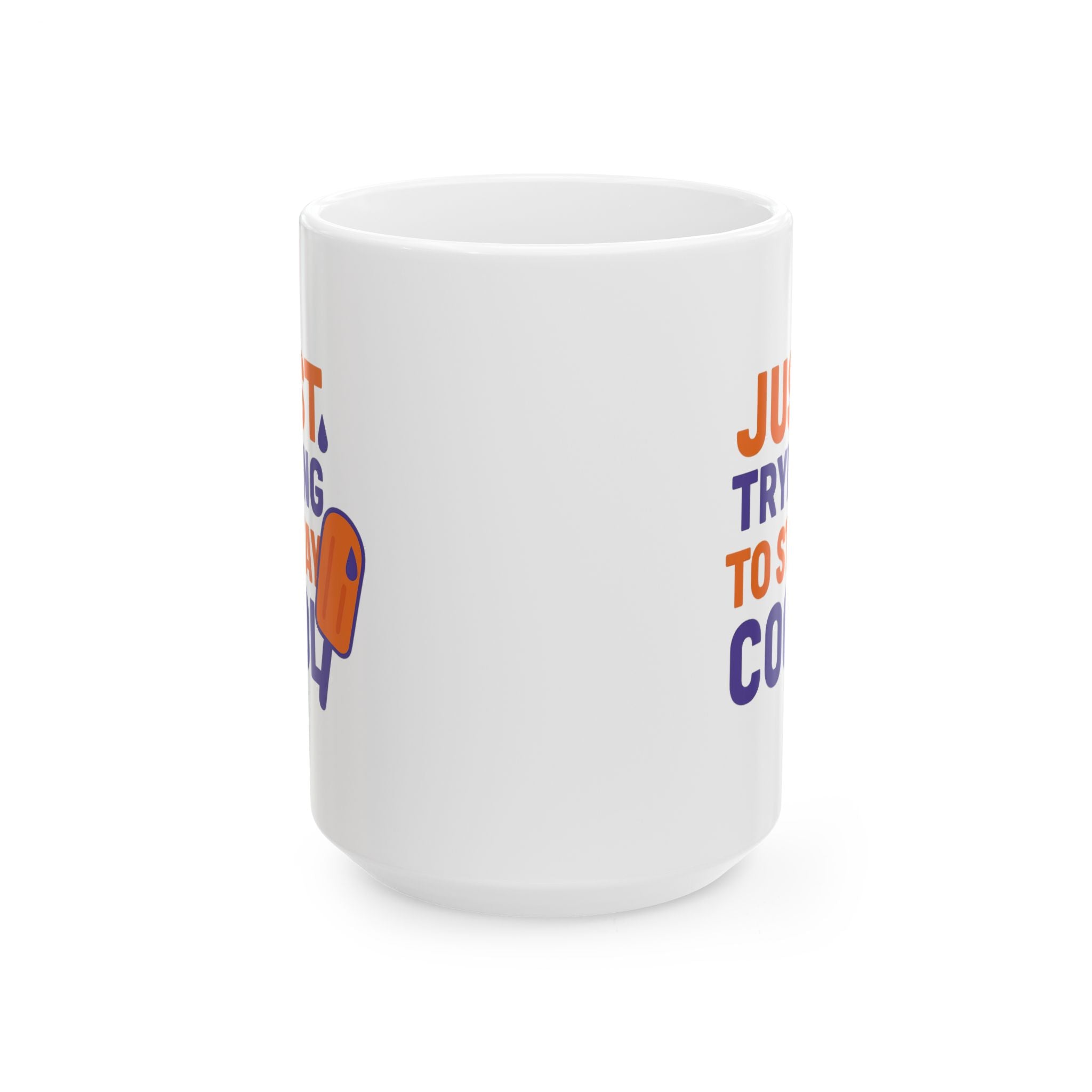 Popsicle Parent Just Trying To Stay Cool Coffee Mug | Unique Gift | Ceramic Mug