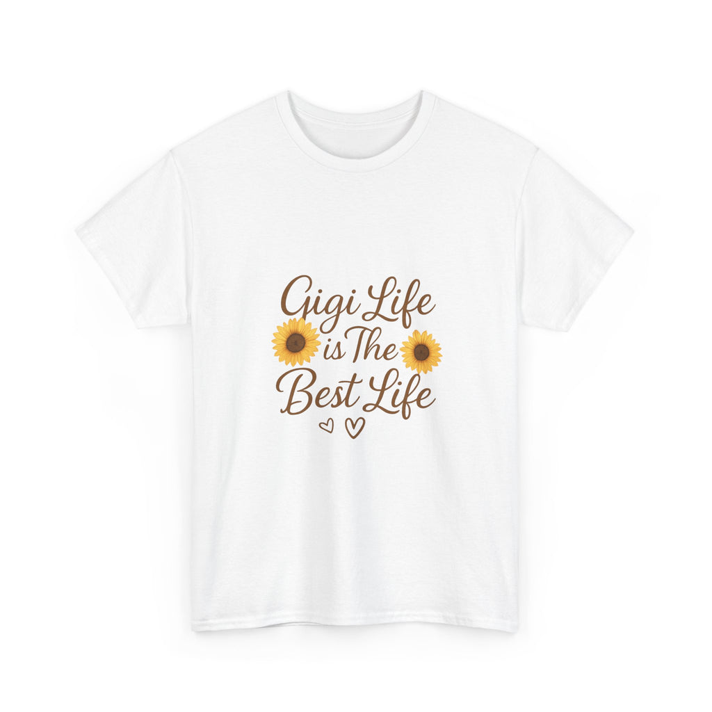 Gigi Life Is The Best Life Grandmother T-Shirt | Unique Gift | Graphic Tee