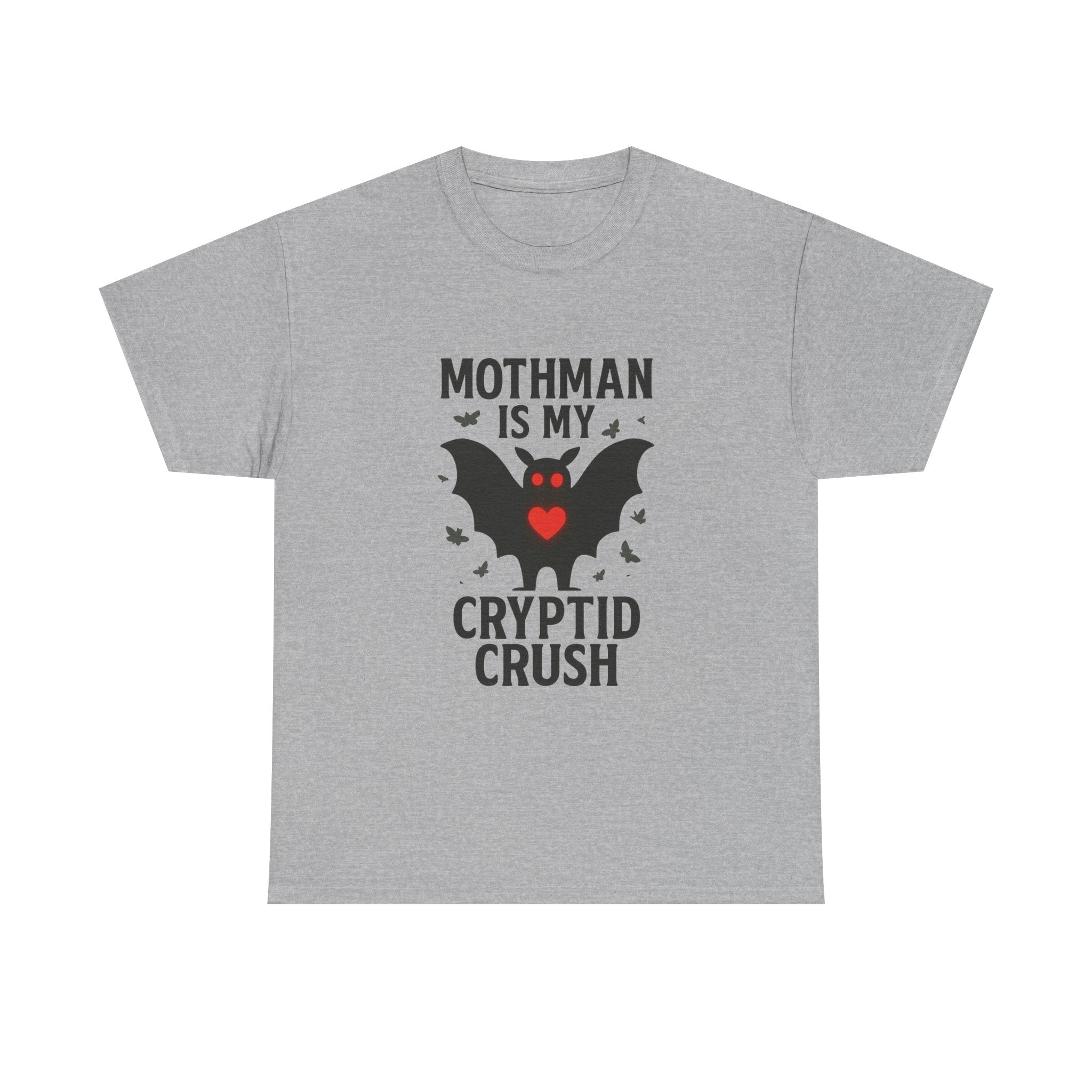 Mothman Is My Cryptid Crush T-Shirt | Unique Gift | Graphic Tee