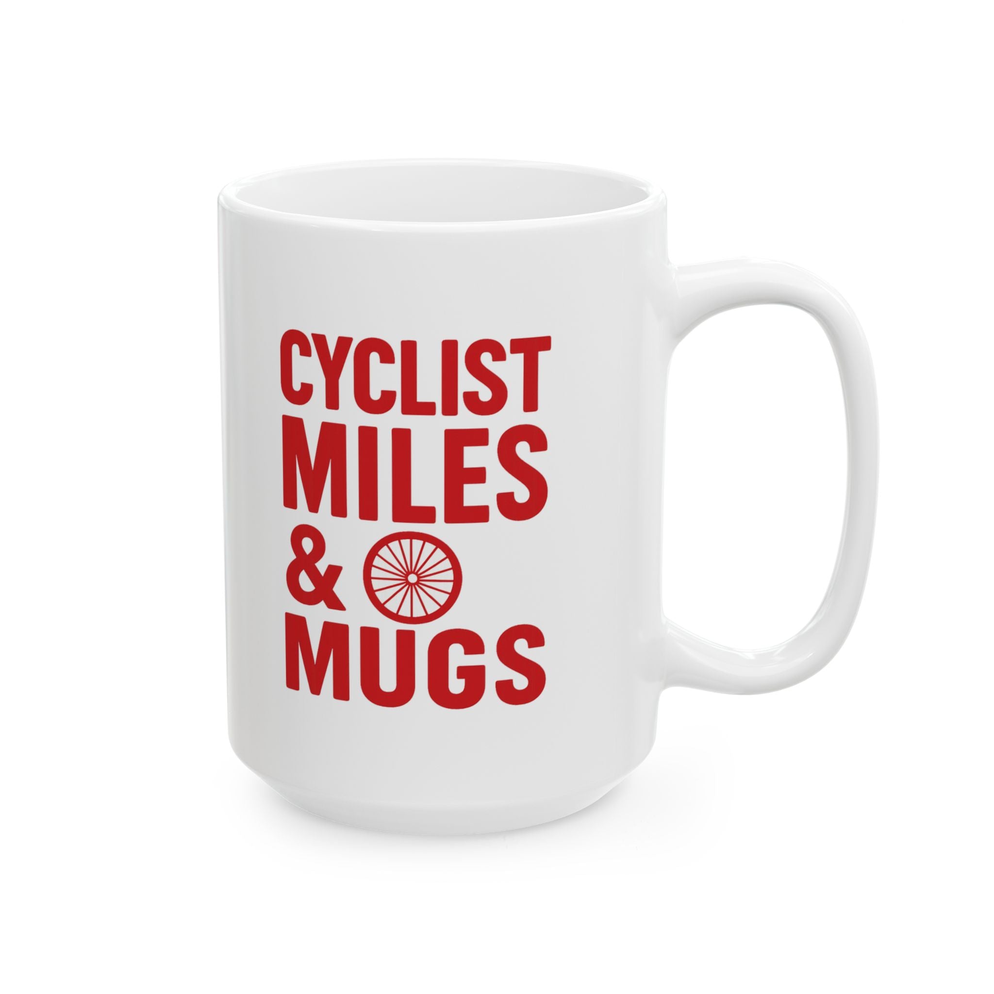 Cyclist Miles And Mugs Coffee Mug | Unique Gift | Ceramic Mug