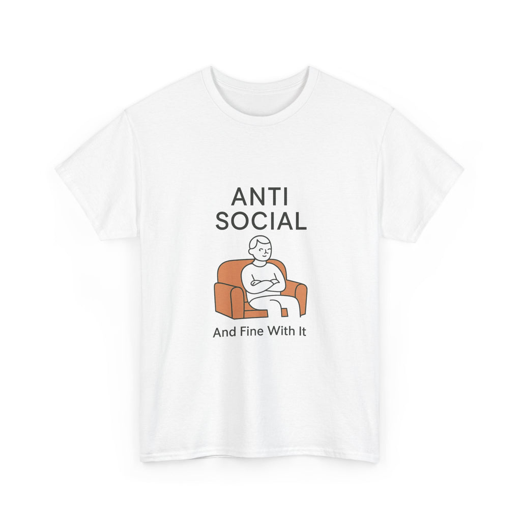 Anti Social But Make It Cute T-Shirt | Funny Antisocial Gift | Graphic Tee