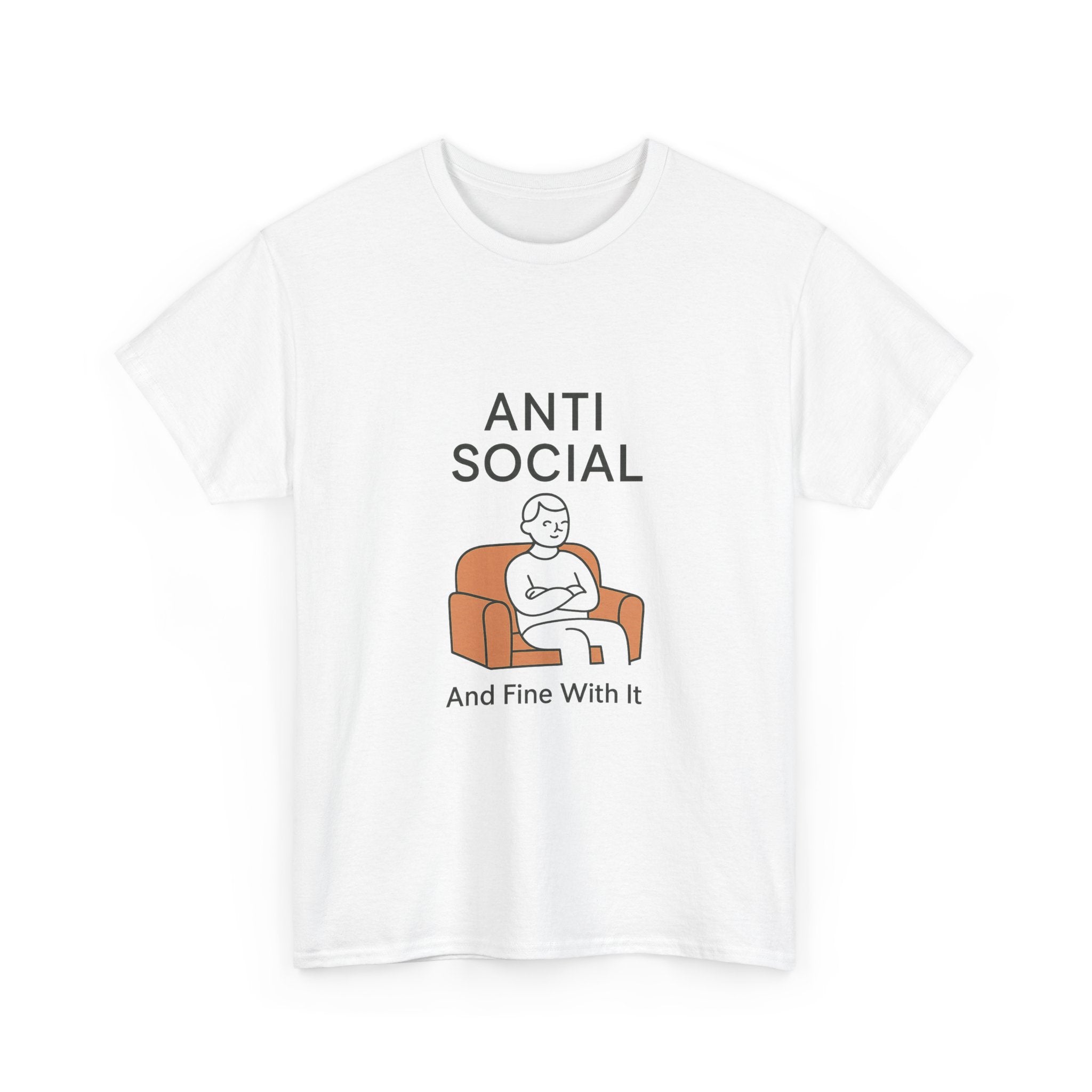 Anti Social But Make It Cute T-Shirt | Funny Antisocial Gift | Graphic Tee