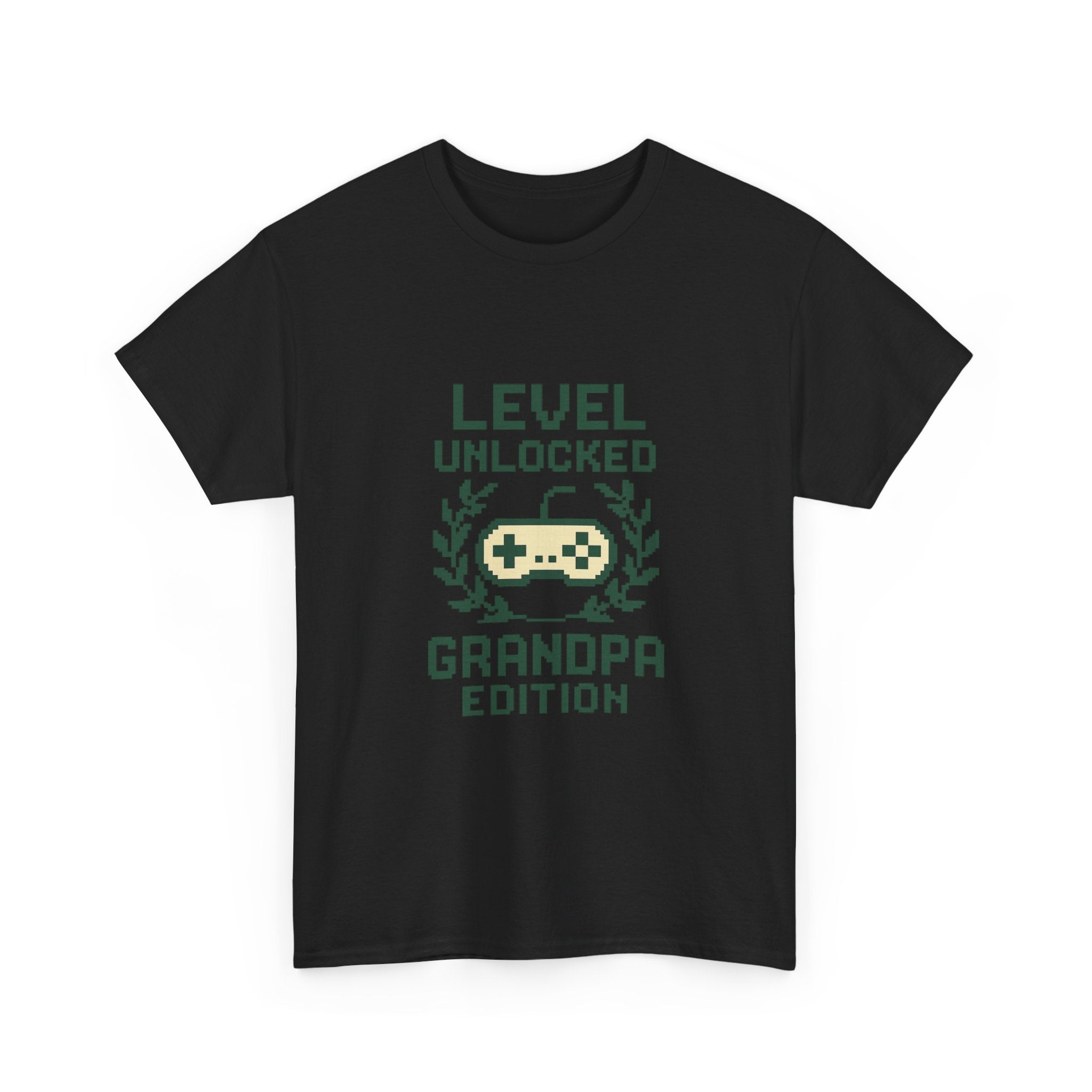 Gamer Grandpa Level Unlocked Grandpa Edition T-Shirt | Gift for Grandpa | Graphic Tee