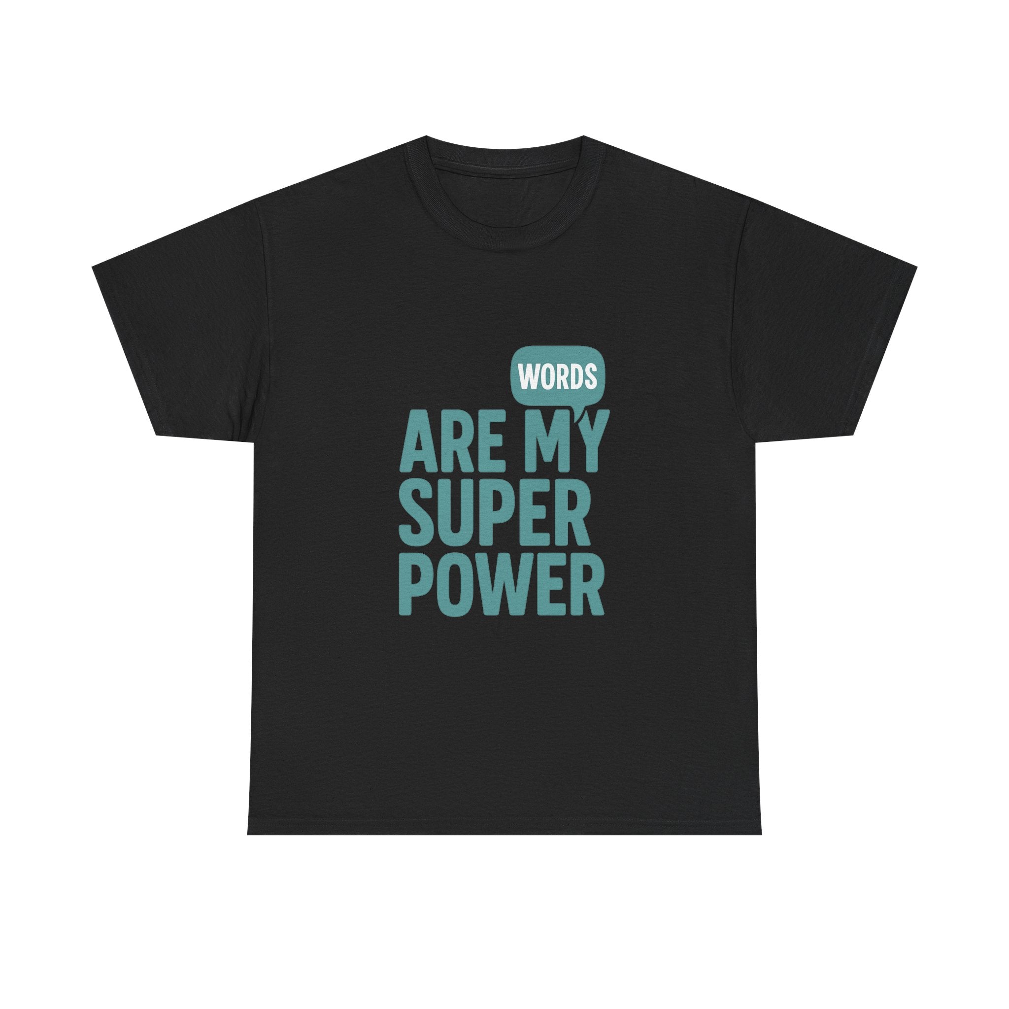 Speech Therapist Words Are My Superpower T-Shirt | Unique Gift | Graphic Tee
