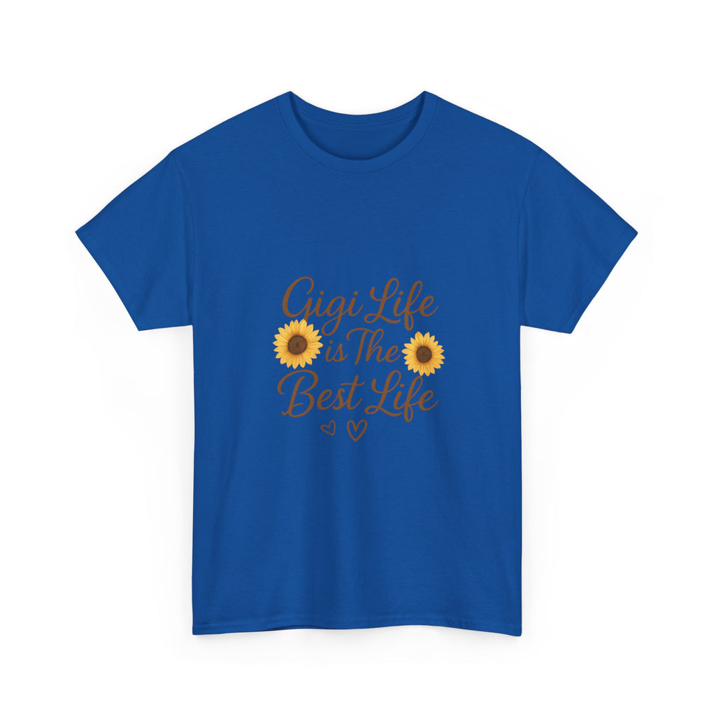 Gigi Life Is The Best Life Grandmother T-Shirt | Unique Gift | Graphic Tee