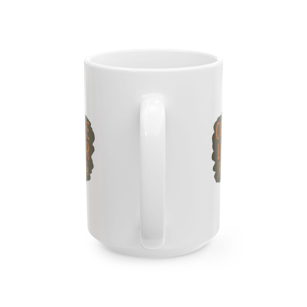 Coffee Lover Warning Will Talk About Coffee Coffee Mug | Funny Gift | Ceramic Mug