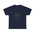 Programmer Coffee Compile Repeat T-Shirt | Programmer Gift | Graphic Tee