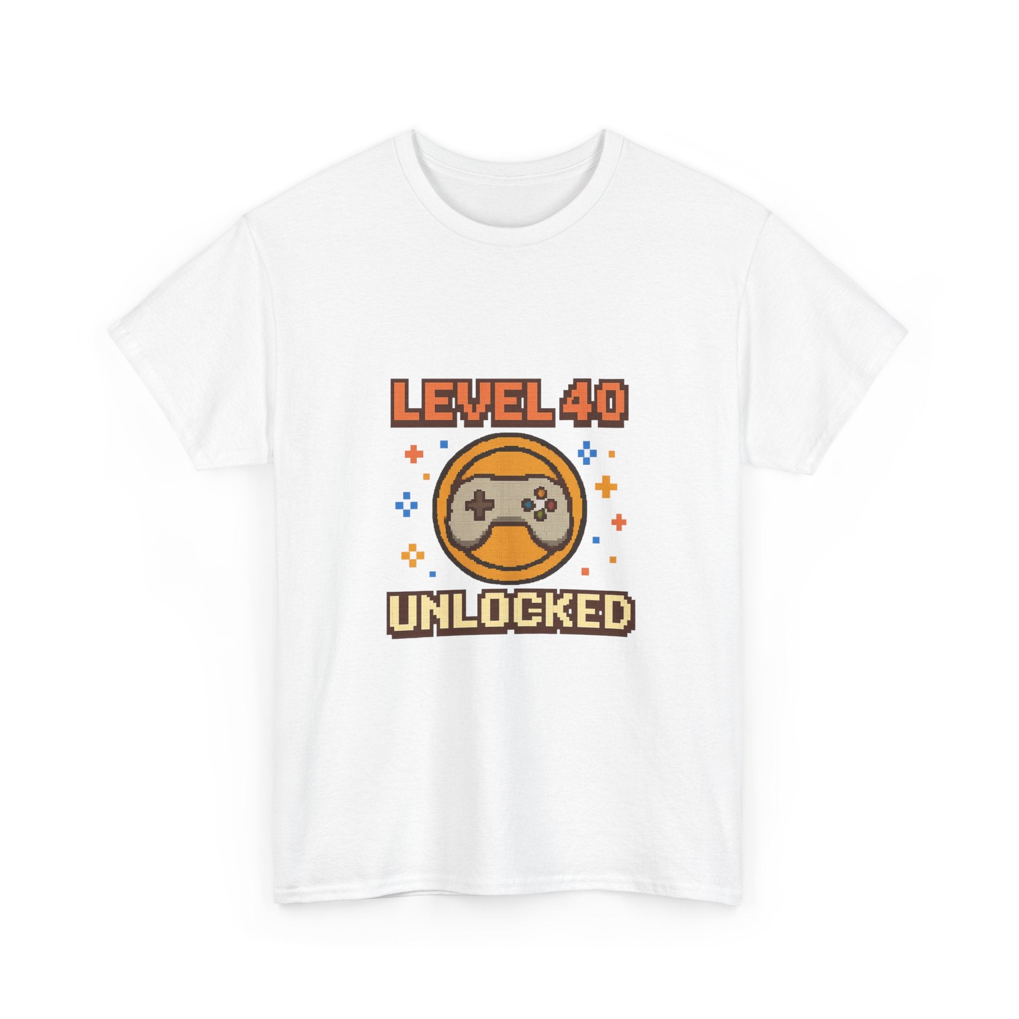 Level 40 Unlocked Birthday Gaming T-Shirt | Gamer Gift | Graphic Tee