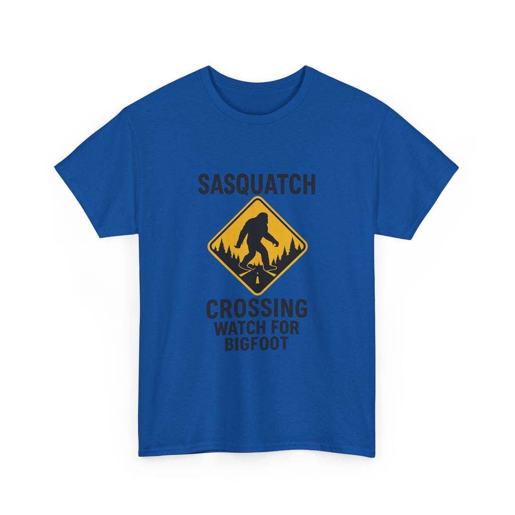 Sasquatch Crossing Watch For Bigfoot T-Shirt | Unique Gift | Graphic Tee