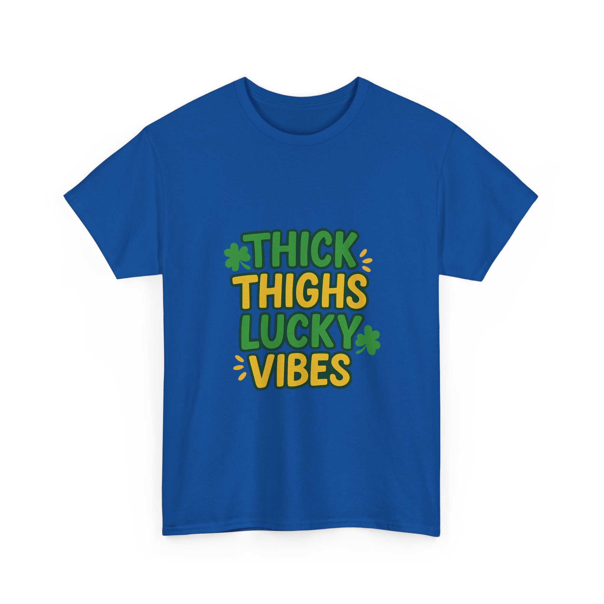 Thick Thighs Lucky Vibes St Patricks T-Shirt | Unique Gift | Graphic Tee