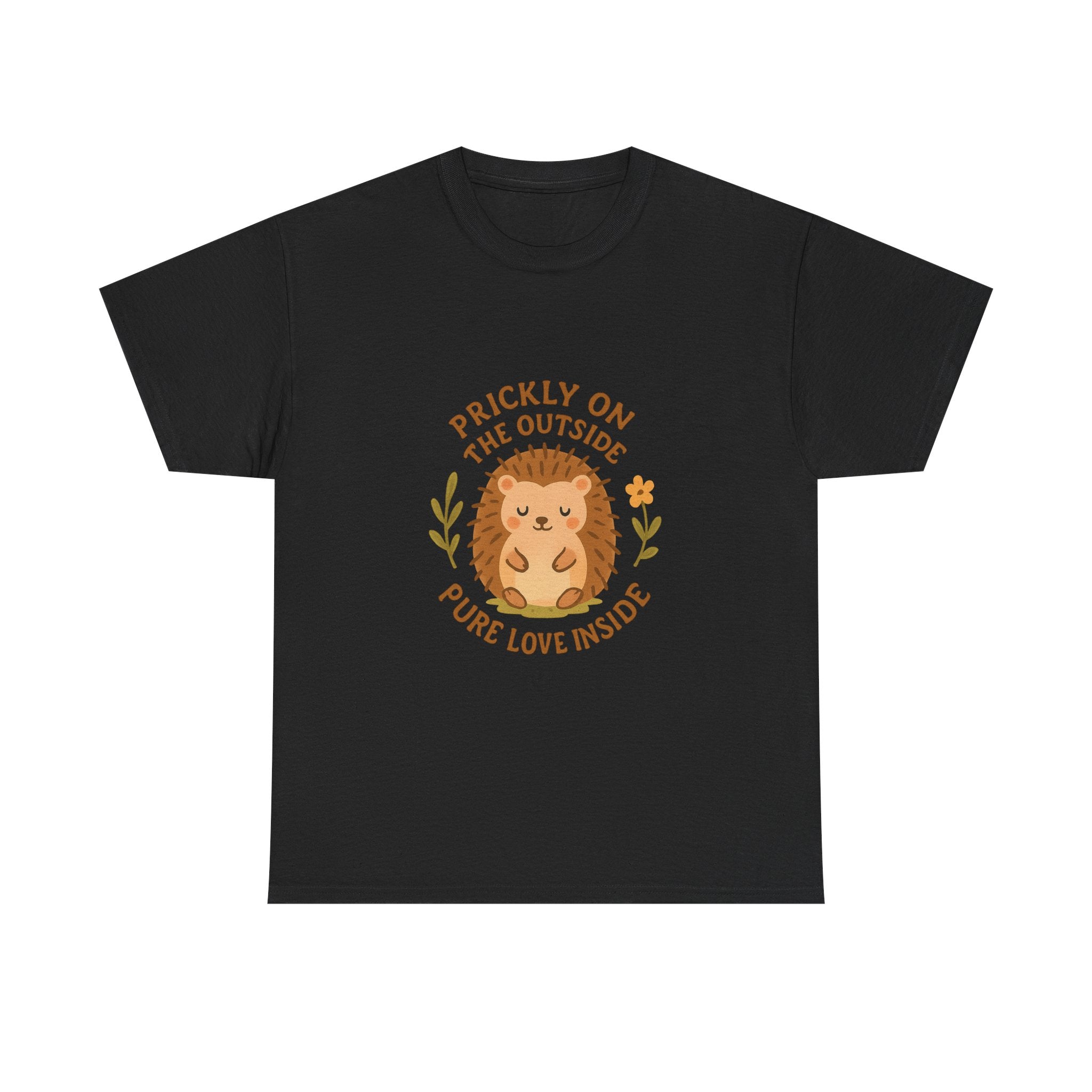 Hedgehog Dad Prickly On The Outside Pure Love Inside T-Shirt