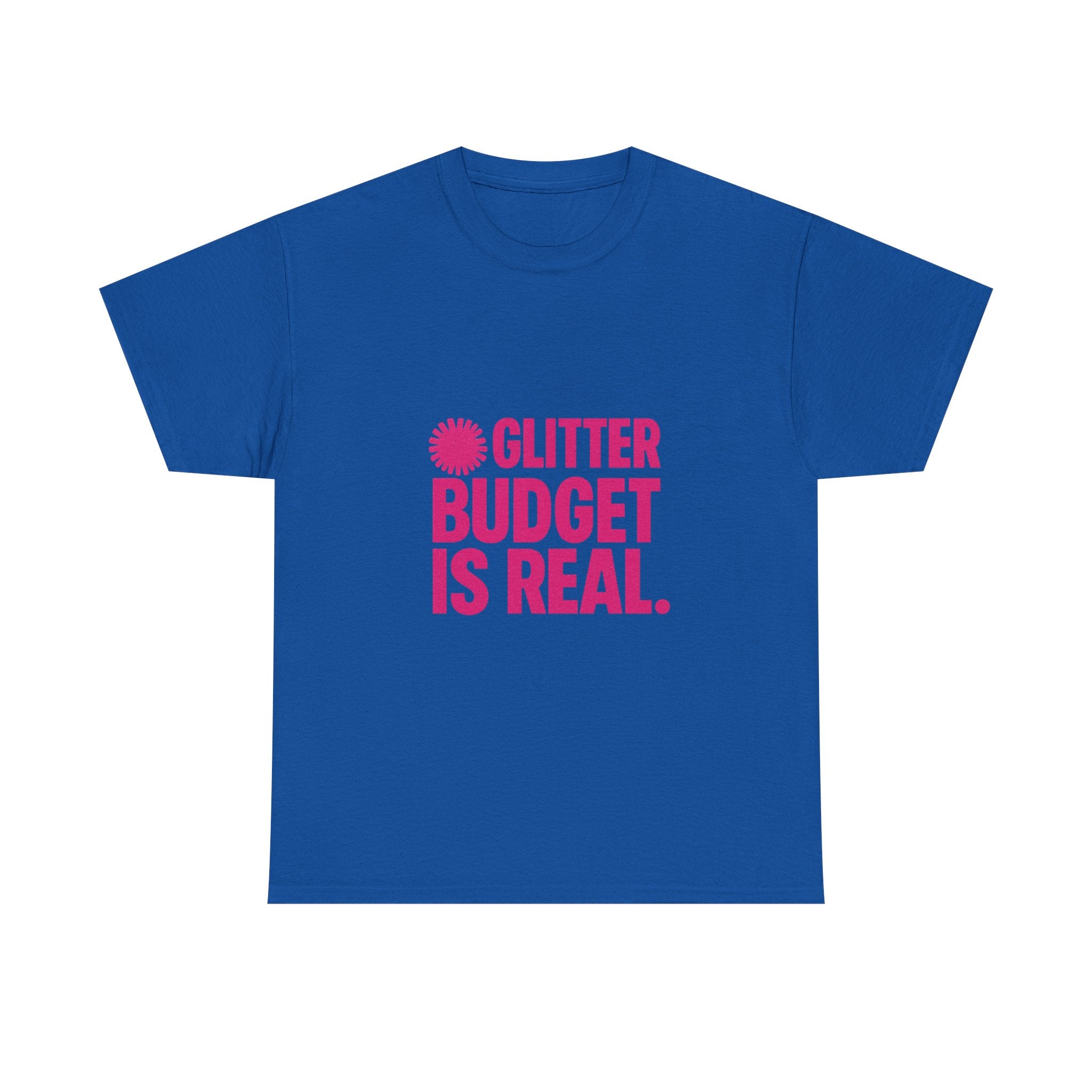 Cheer Mom Glitter Budget Is Real T-Shirt | Gift for Mom | Graphic Tee