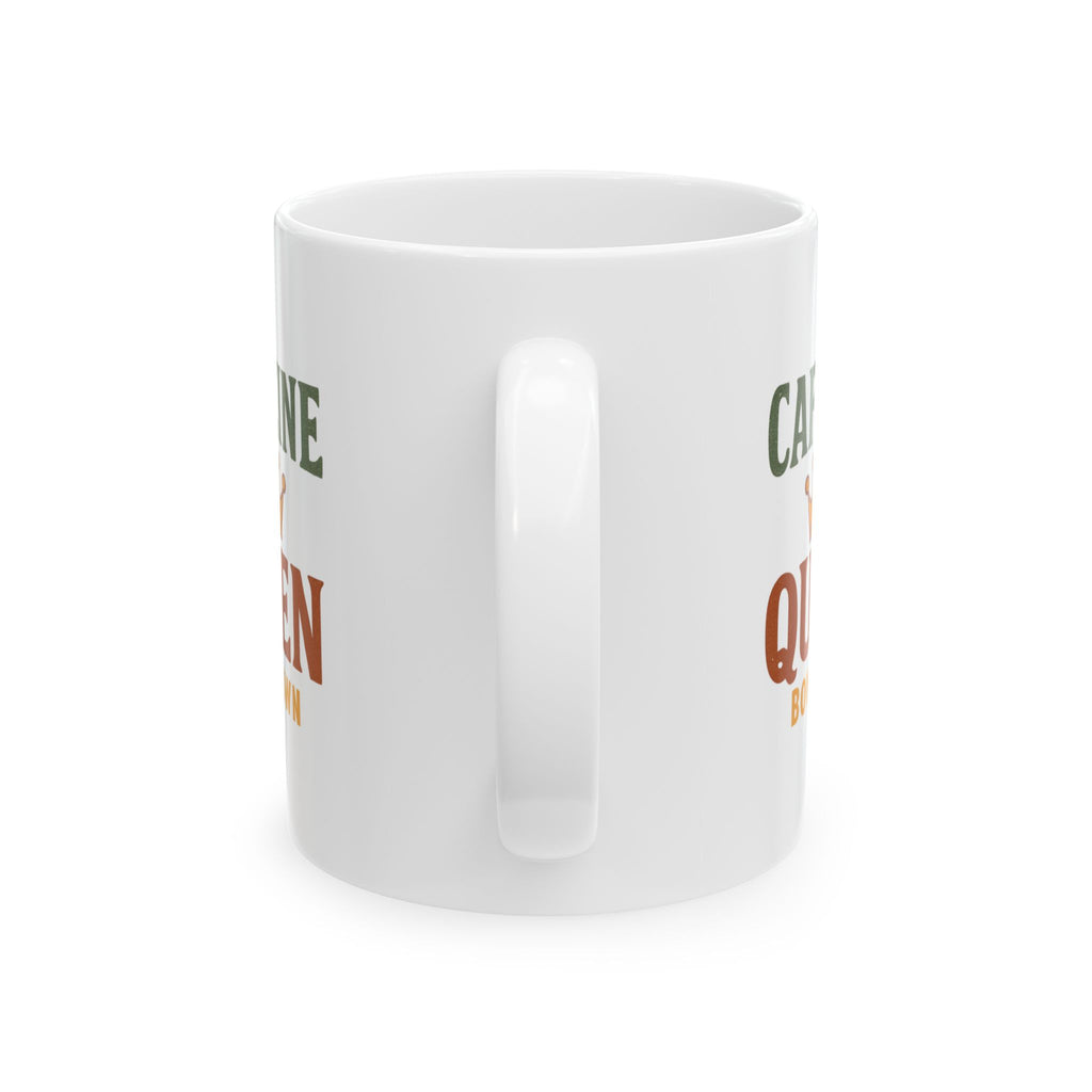 Official Caffeine Queen On Duty Coffee Mug | Funny Coffee Humor | Ceramic Mug