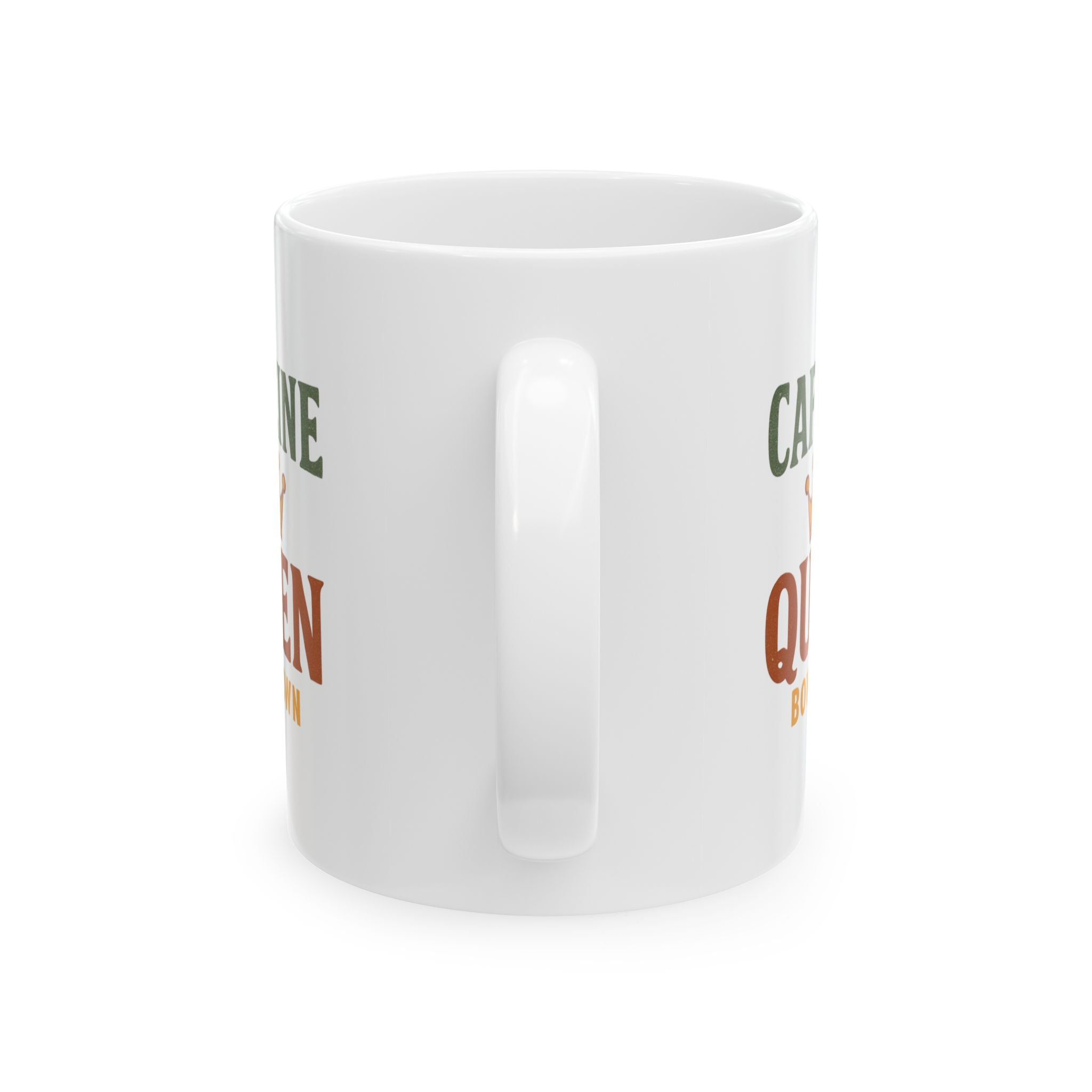 Official Caffeine Queen On Duty Coffee Mug | Funny Coffee Humor | Ceramic Mug