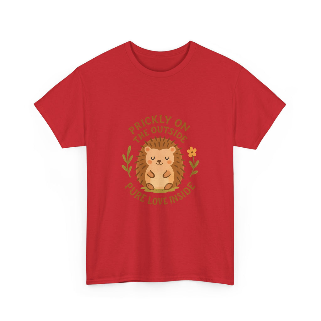 Hedgehog Dad Prickly On The Outside Pure Love Inside T-Shirt