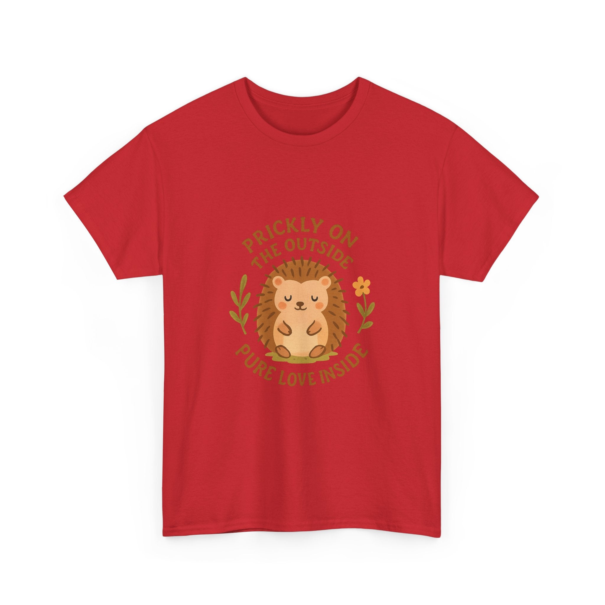 Hedgehog Dad Prickly On The Outside Pure Love Inside T-Shirt